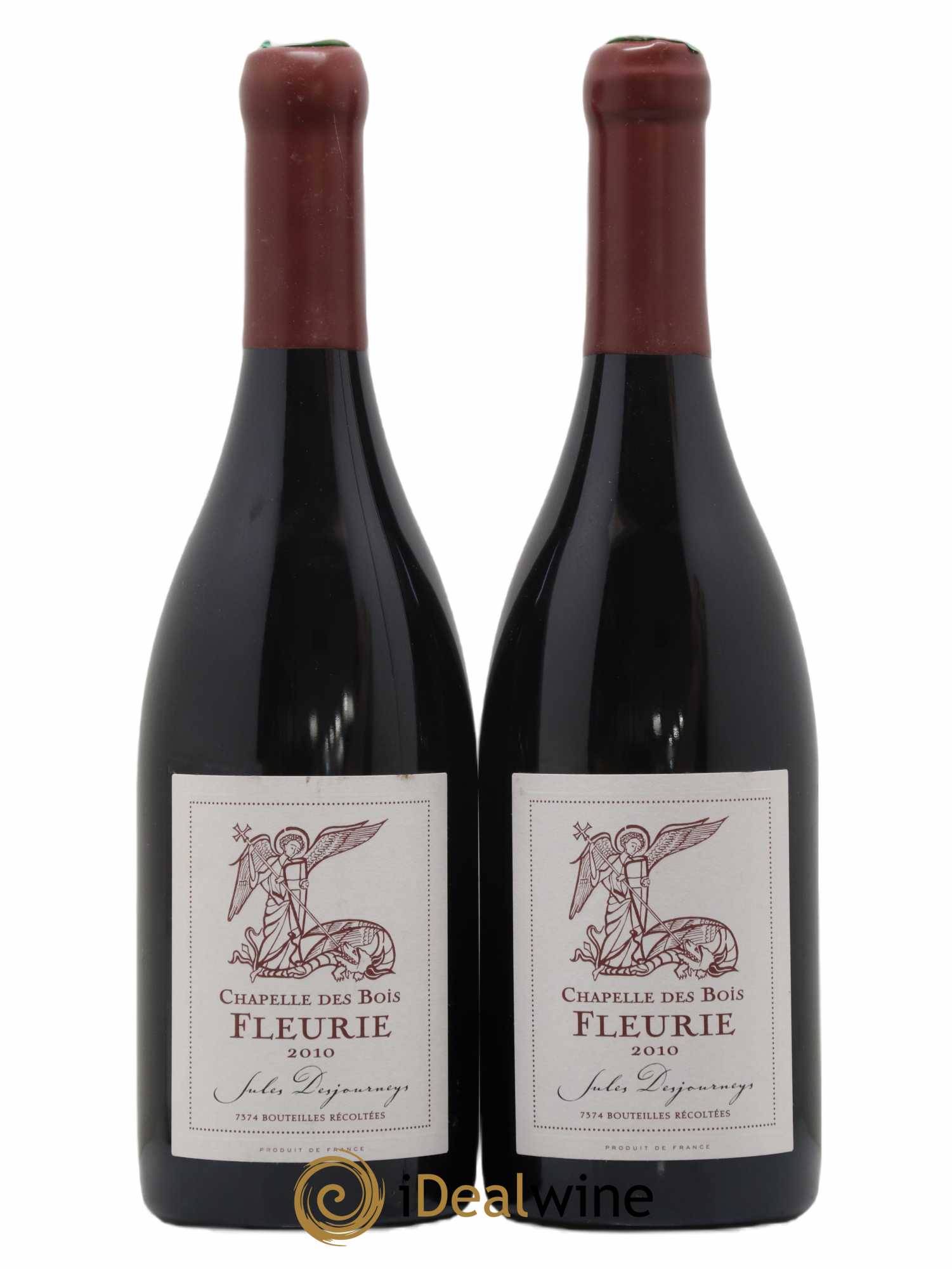 Fleurie Chapelle des Bois Jules Desjourneys 2010 - Lot de 2 bouteilles - 0