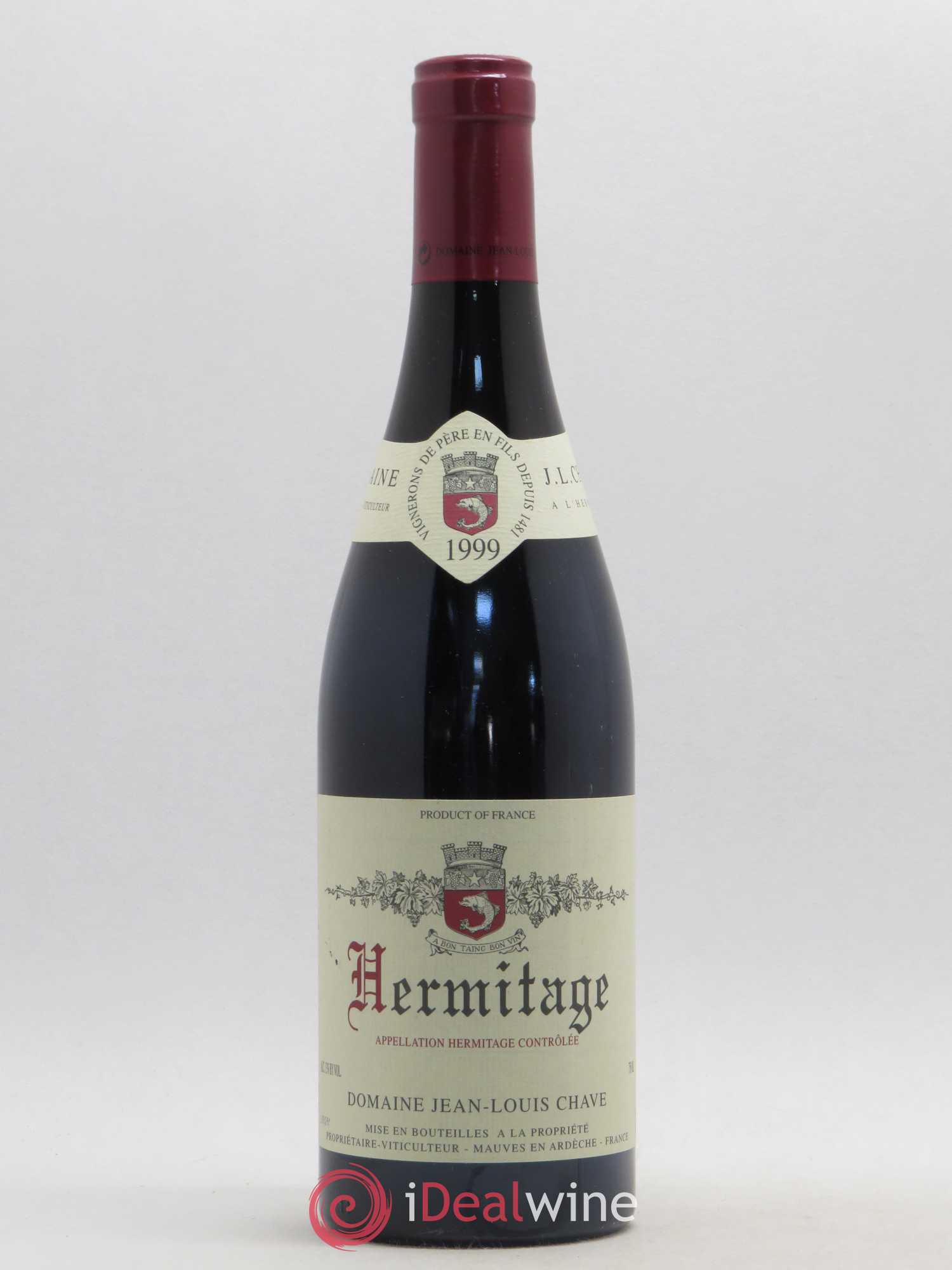 Hermitage Jean-Louis Chave 1999 - Lot de 1 bouteille - 0