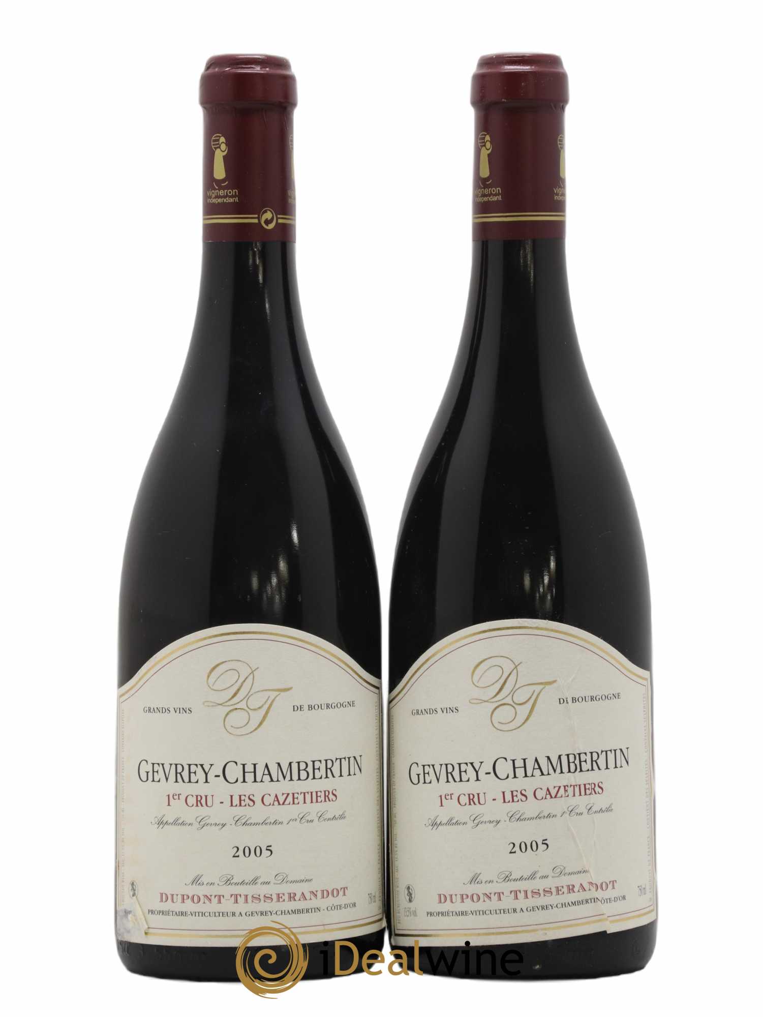Gevrey-Chambertin 1er Cru Cazetiers Dupont-Tisserandot (Domaine) 2005 - Lot de 2 bouteilles - 0