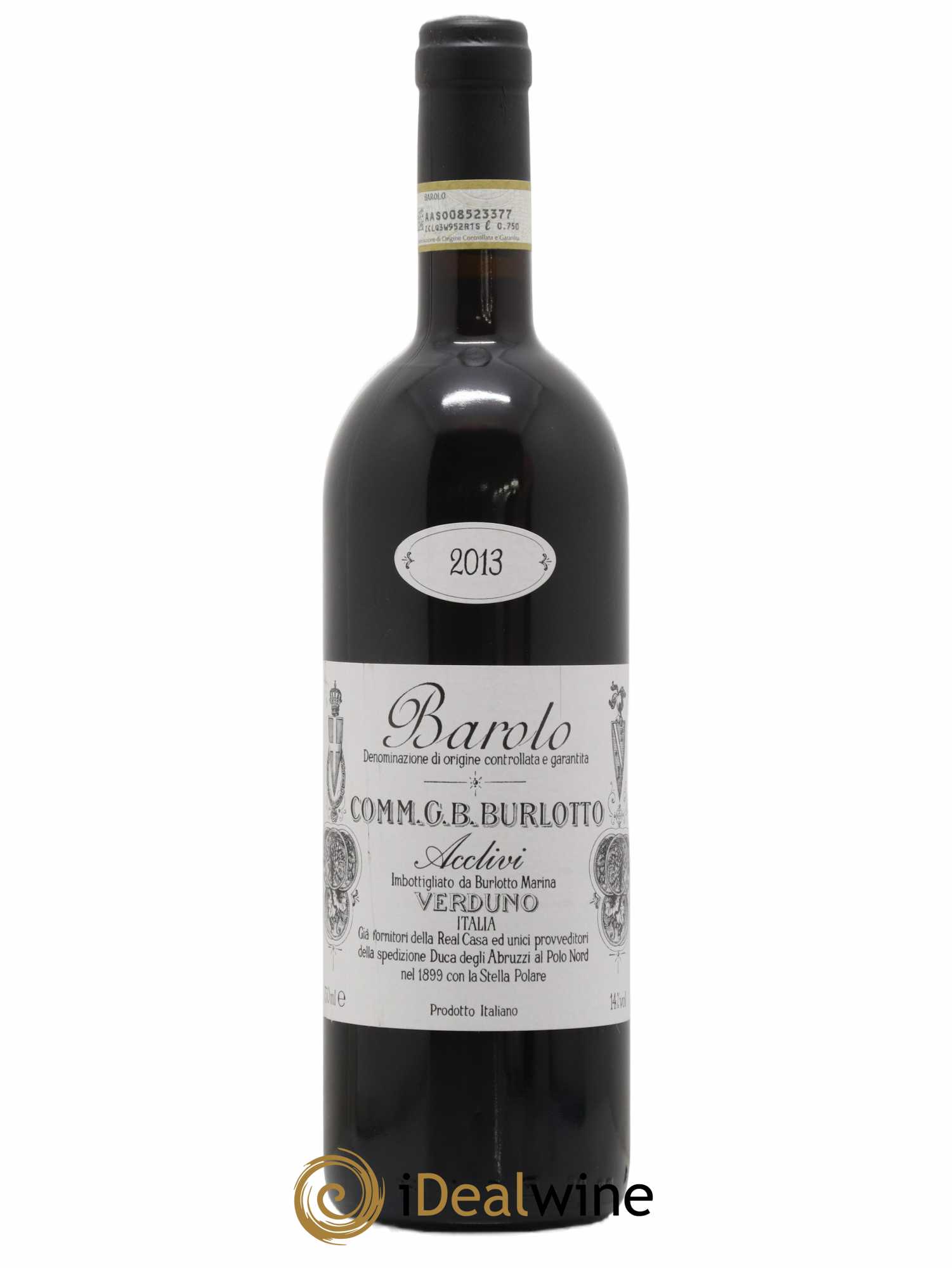 Barolo DOCG Acclivi Comm. Giovan Battista Burlotto 2013 - Lot de 1 bouteille - 0
