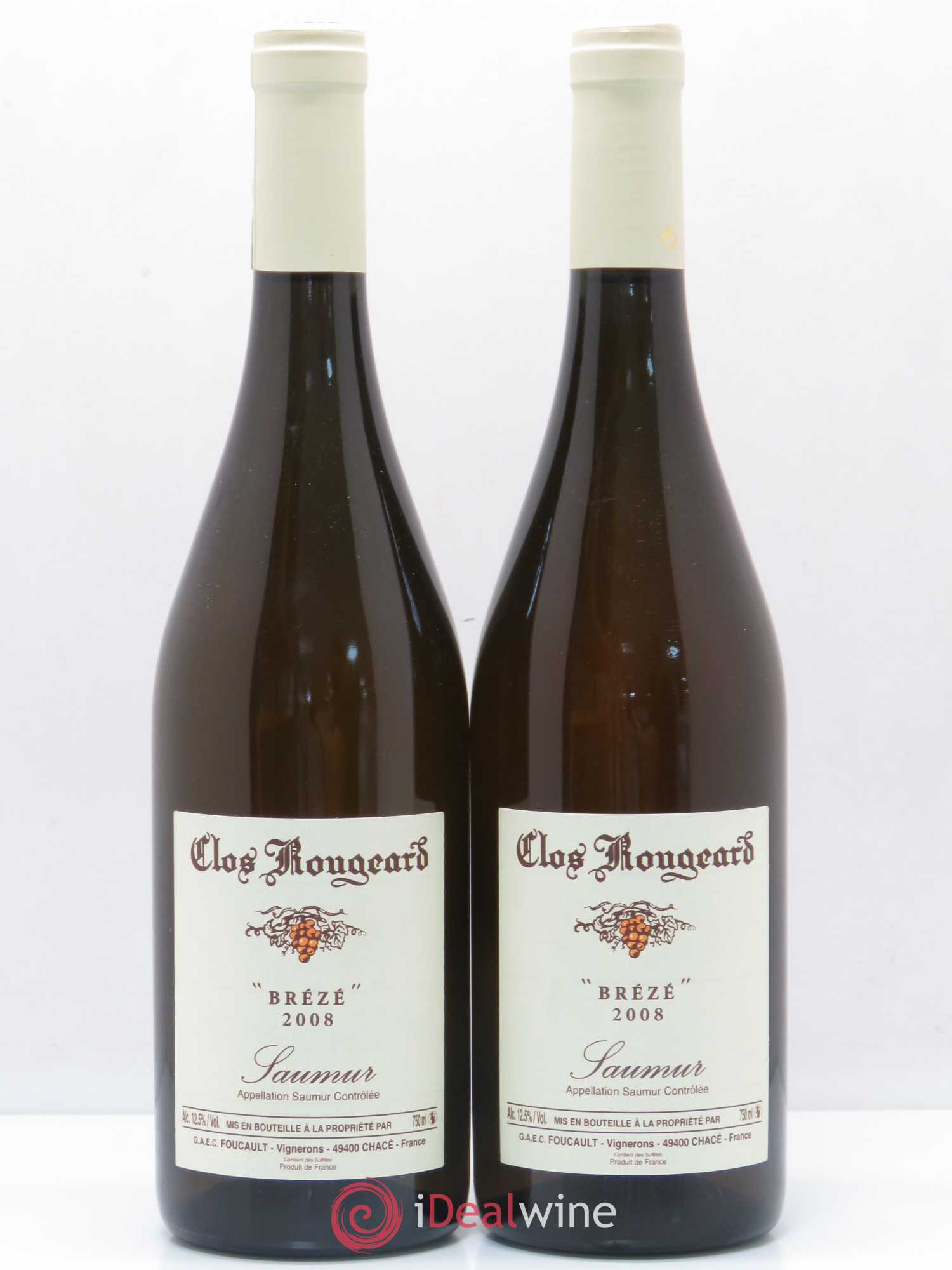 Saumur Brézé Clos Rougeard 2008 - Posten von 2 Flaschen - 0