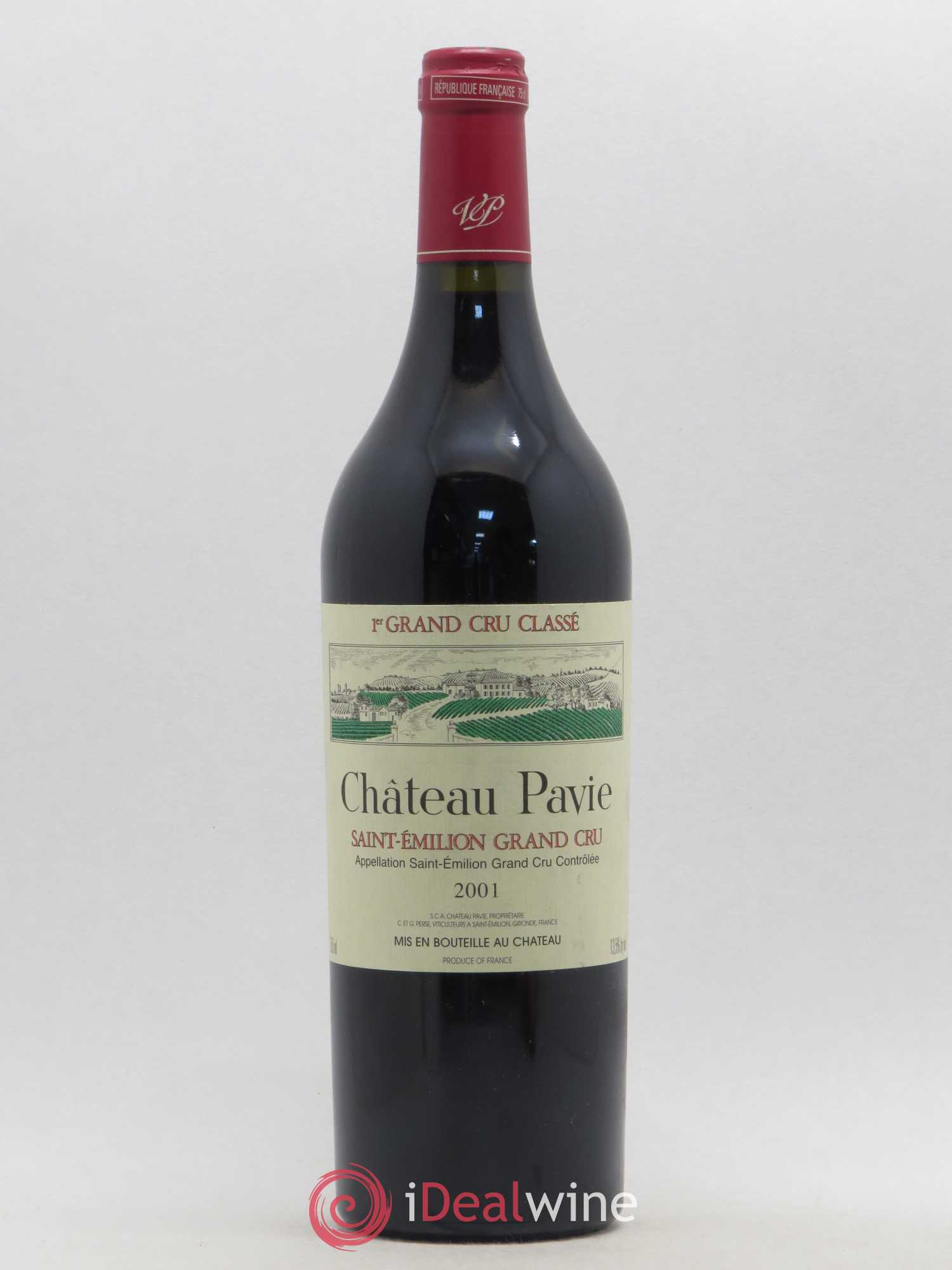 Château Pavie 1er Grand Cru Classé A 2001 - Lot de 1 bouteille - 0