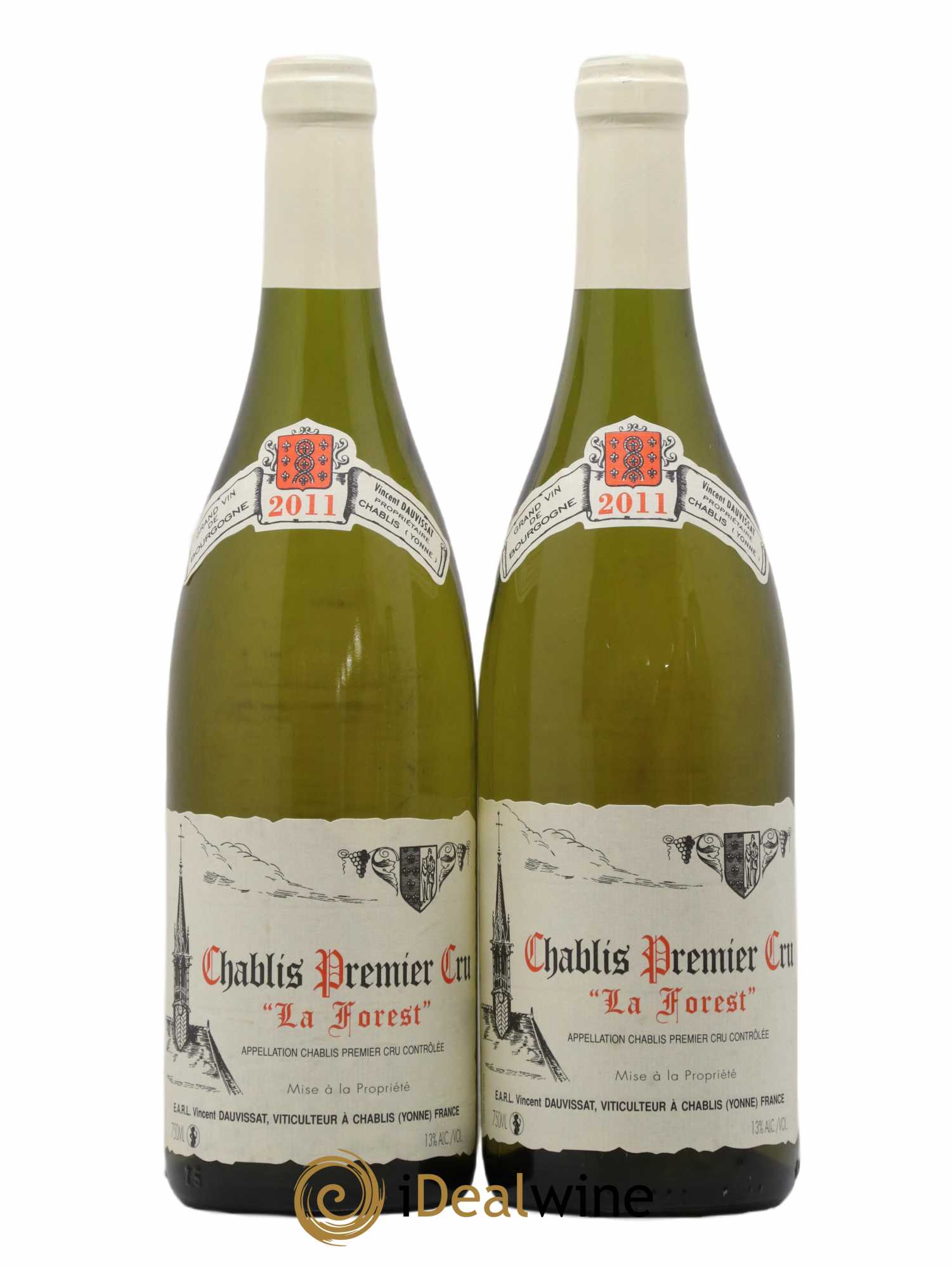 Chablis 1er Cru La Forest Vincent Dauvissat (Domaine) 2011 - Lot de 2 bouteilles - 0