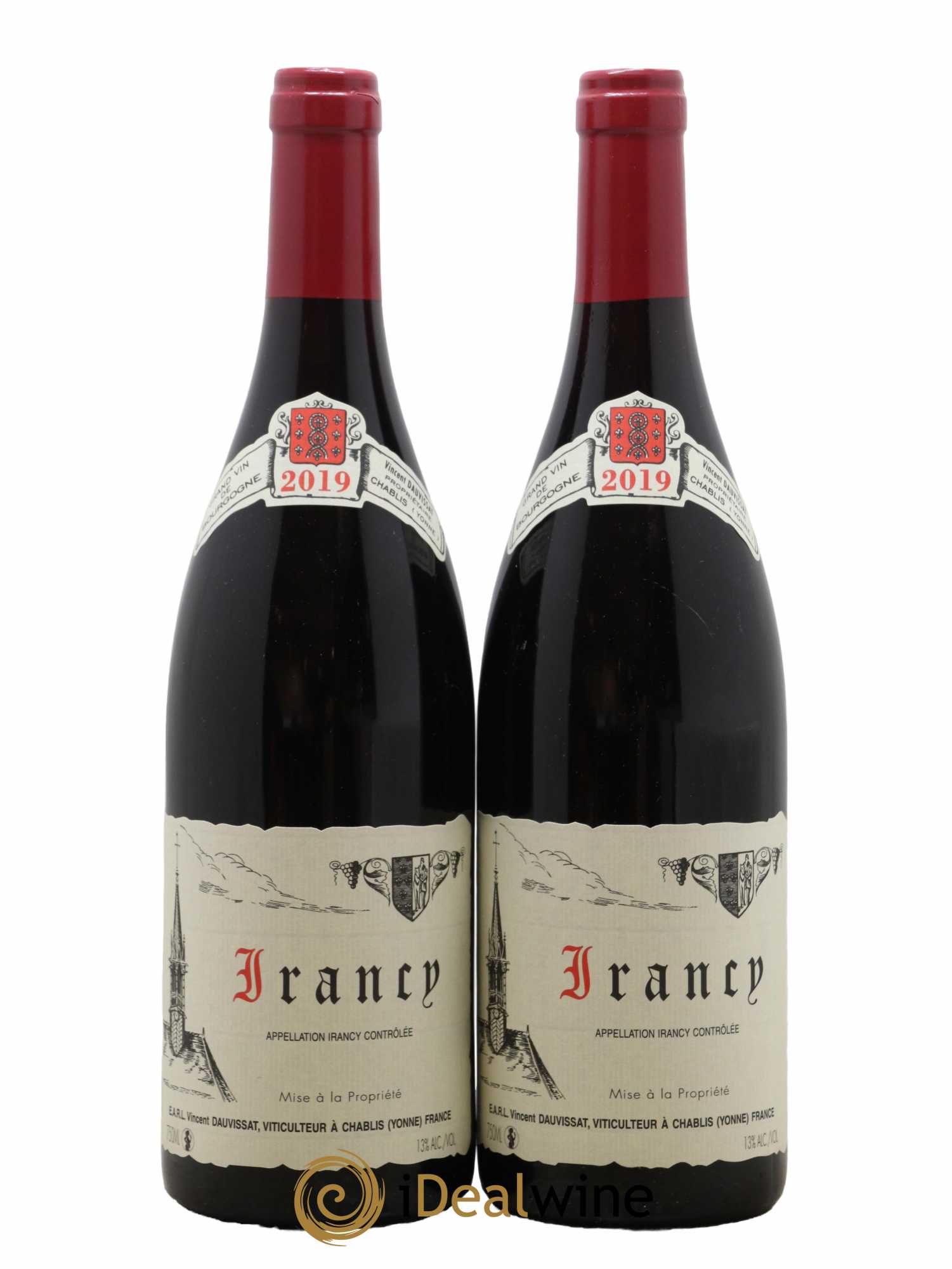 Irancy Vincent Dauvissat (Domaine) 2019 - Lot de 2 bouteilles - 0