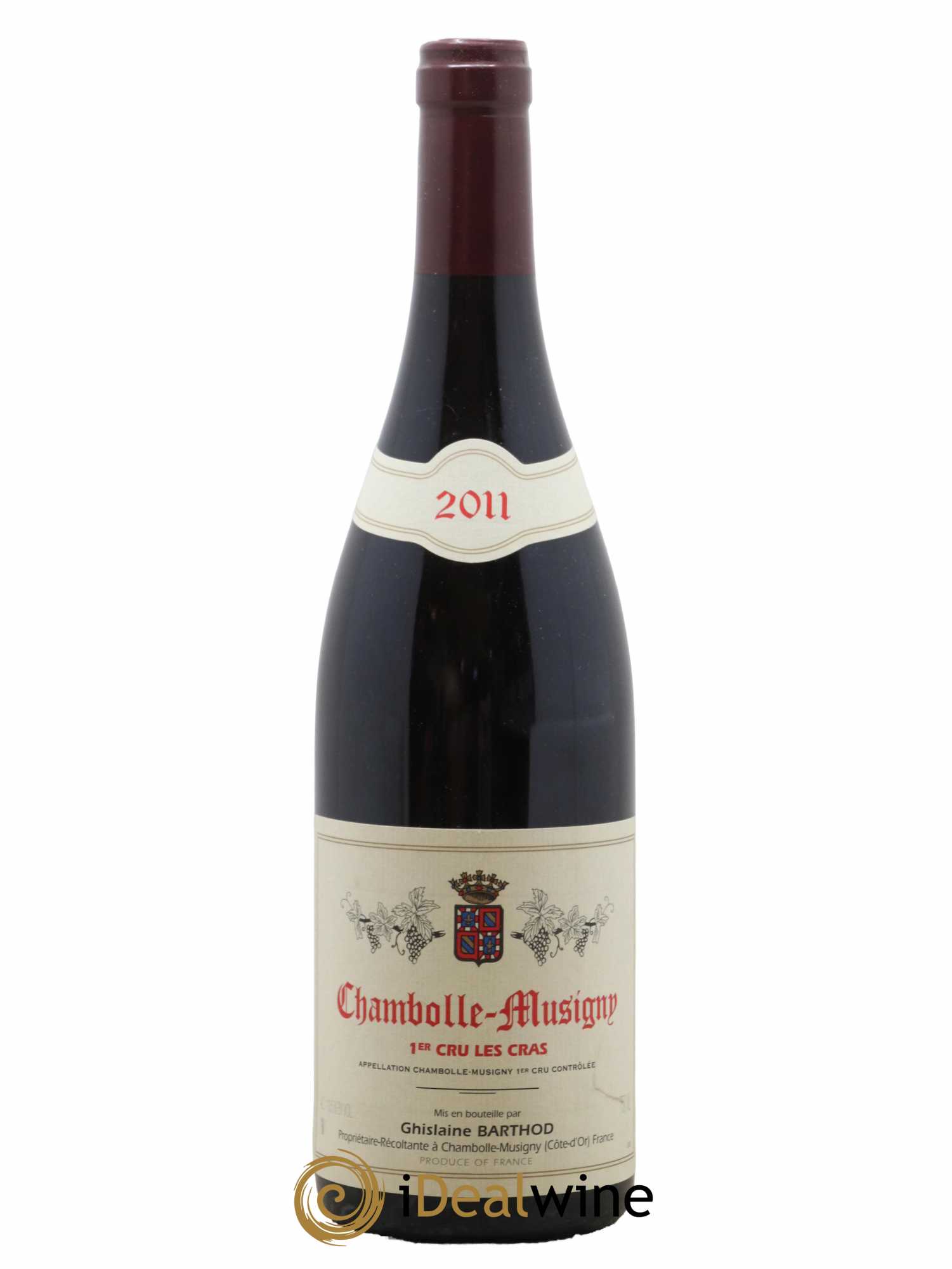 Chambolle-Musigny 1er Cru Les Cras Ghislaine Barthod 2011 - Lot of 1 bottle - 0