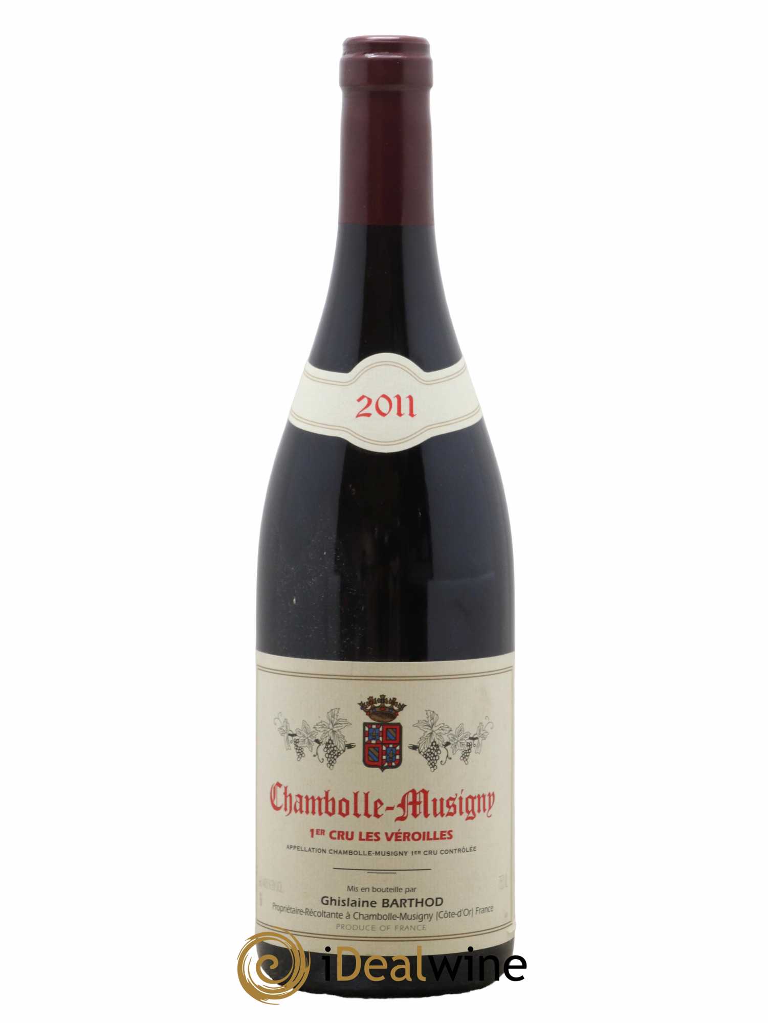 Chambolle-Musigny 1er Cru Les Véroilles Ghislaine Barthod 2011 - Lot de 1 bouteille - 0
