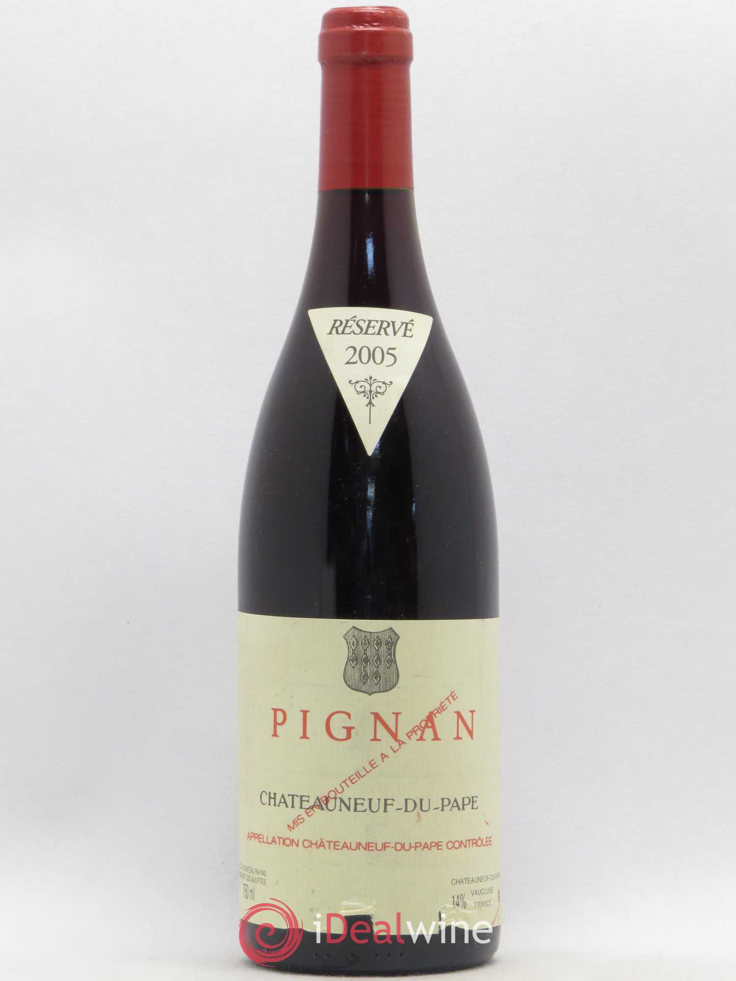 Châteauneuf-du-Pape Pignan Emmanuel Reynaud 2005 - Lot de 1 bouteille - 0