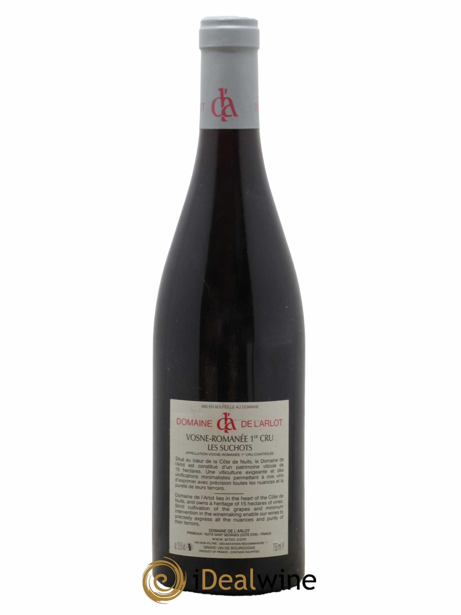 Vosne-Romanée 1er Cru Les Suchots Domaine de l'Arlot 2011 - Lot de 1 bouteille - 1