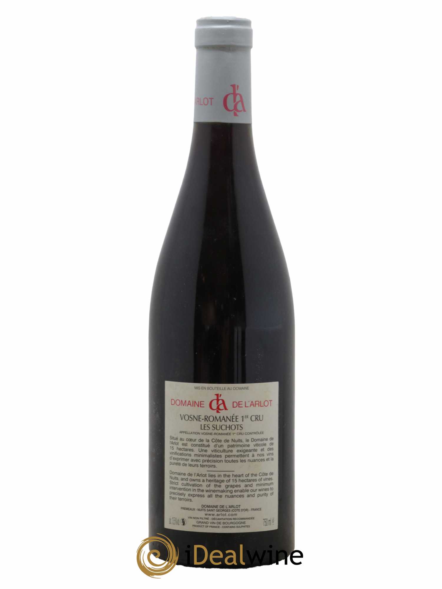 Vosne-Romanée 1er Cru Les Suchots Domaine de l'Arlot 2011 - Lot de 1 bouteille - 1