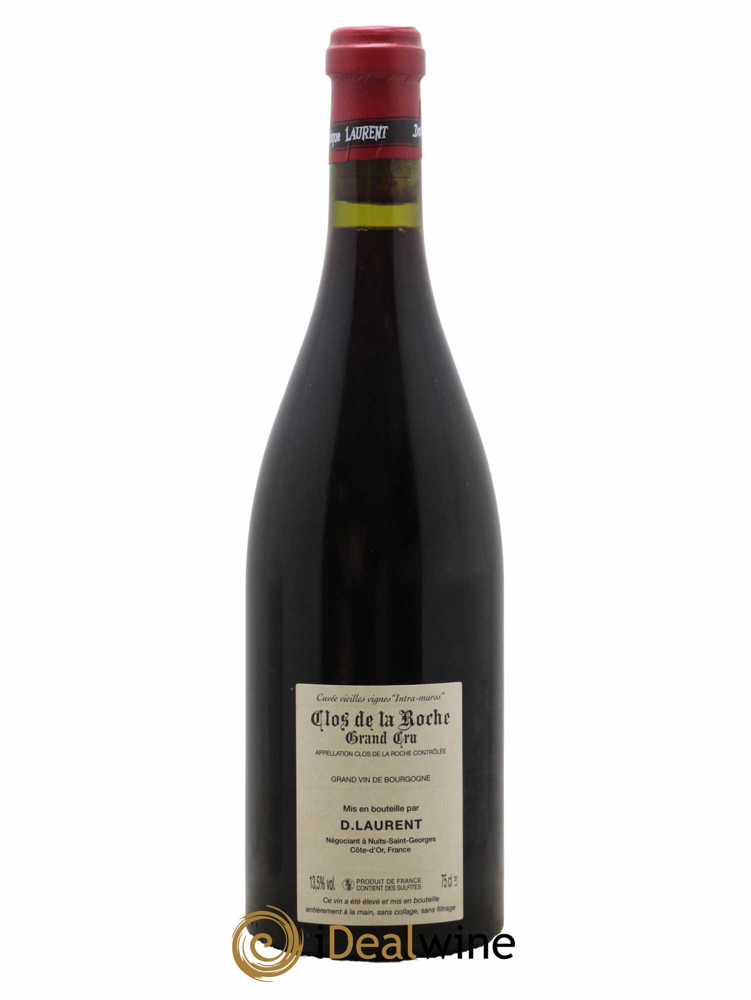 Clos de la Roche Grand Cru Vieilles vignes Intra-muros Dominique Laurent 2005 - Lot of 1 bottle - 1