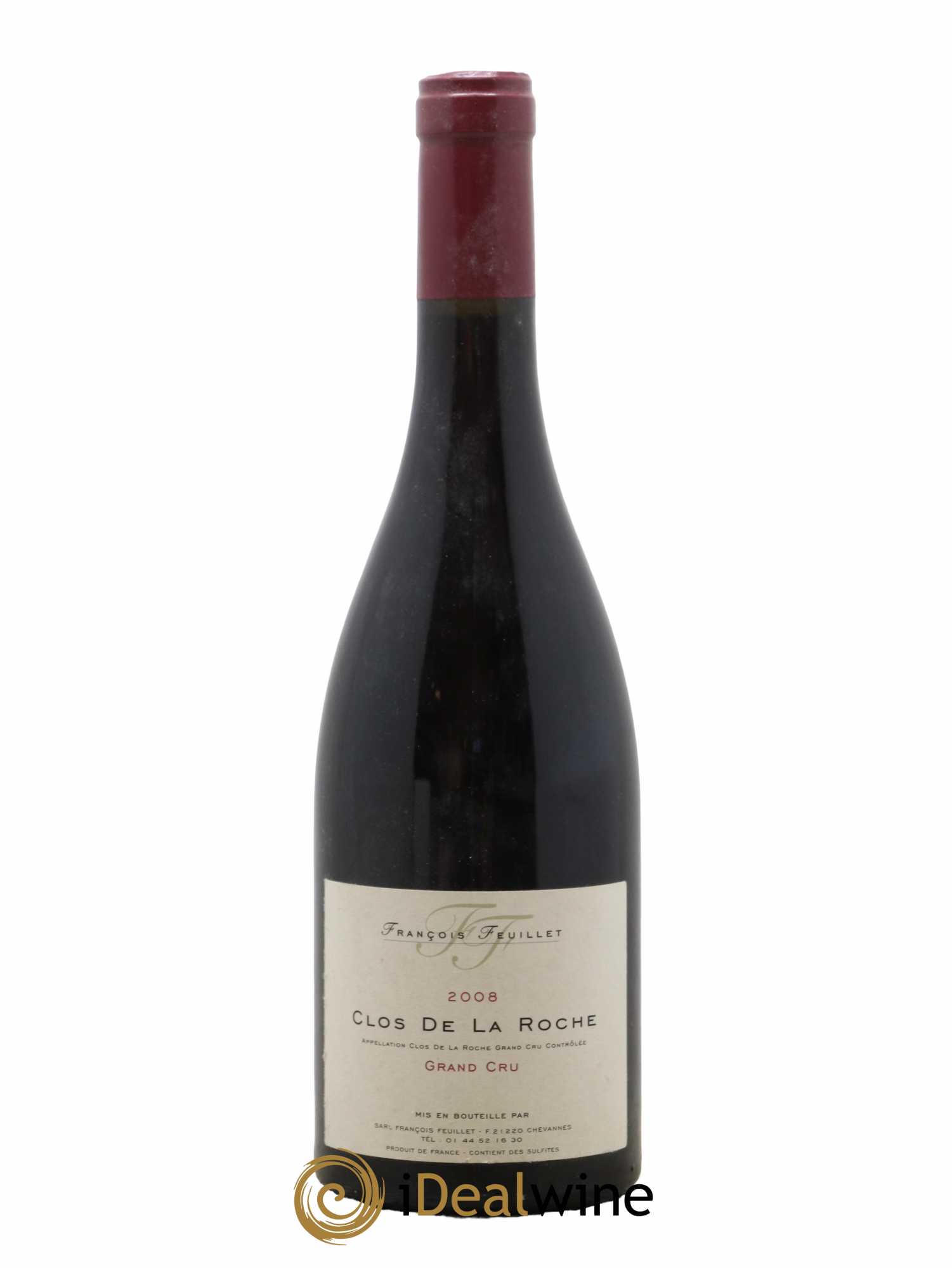 Clos de la Roche Grand Cru François Feuillet 2008 - Lot de 1 bouteille - 0