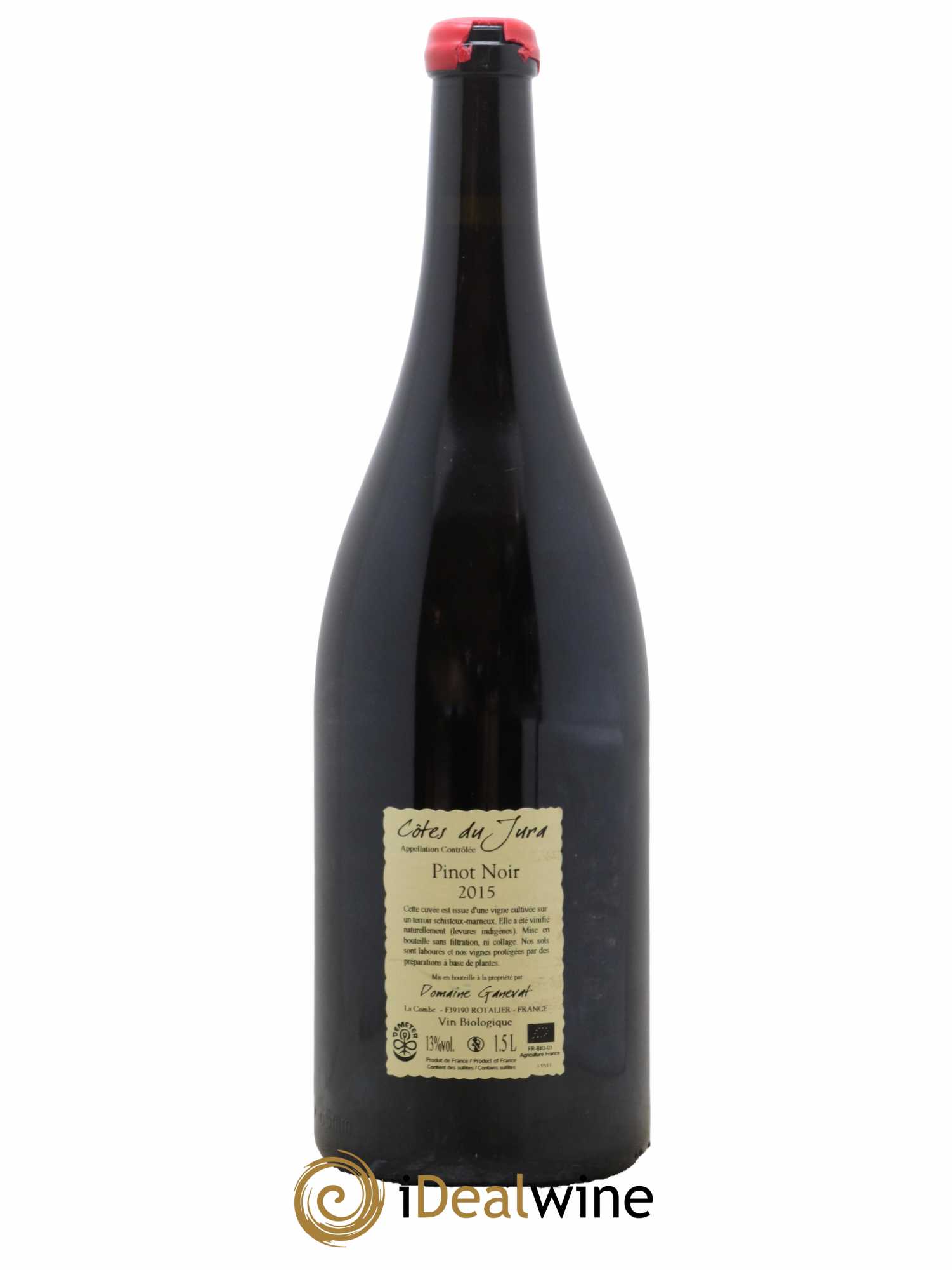 Côtes du Jura Pinot Noir En Billat  Jean-François Ganevat (Domaine) 2015 - Lot de 1 magnum - 1