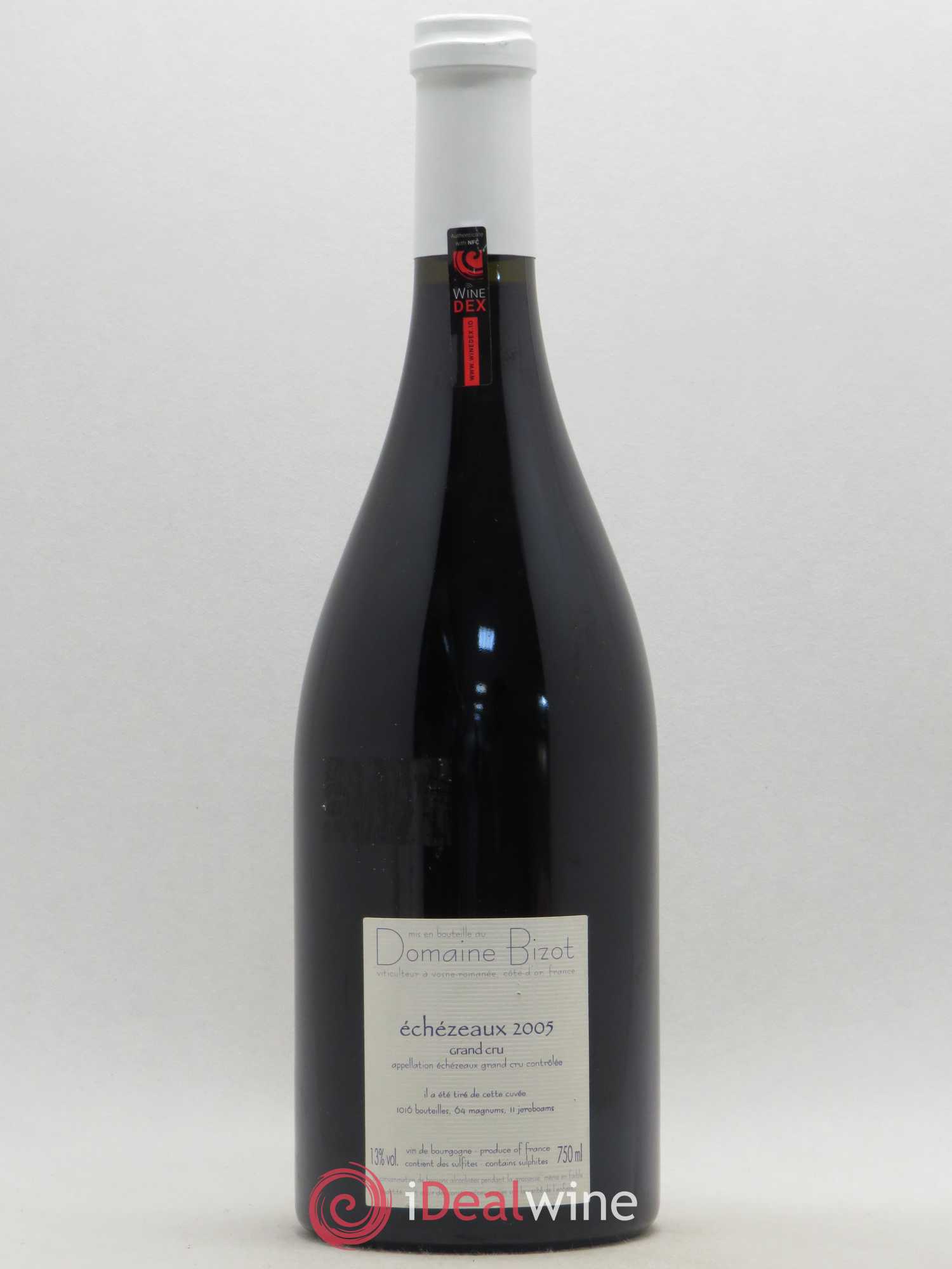 Echezeaux Grand Cru Bizot (Domaine) 2005 - Lot de 1 bouteille - 1