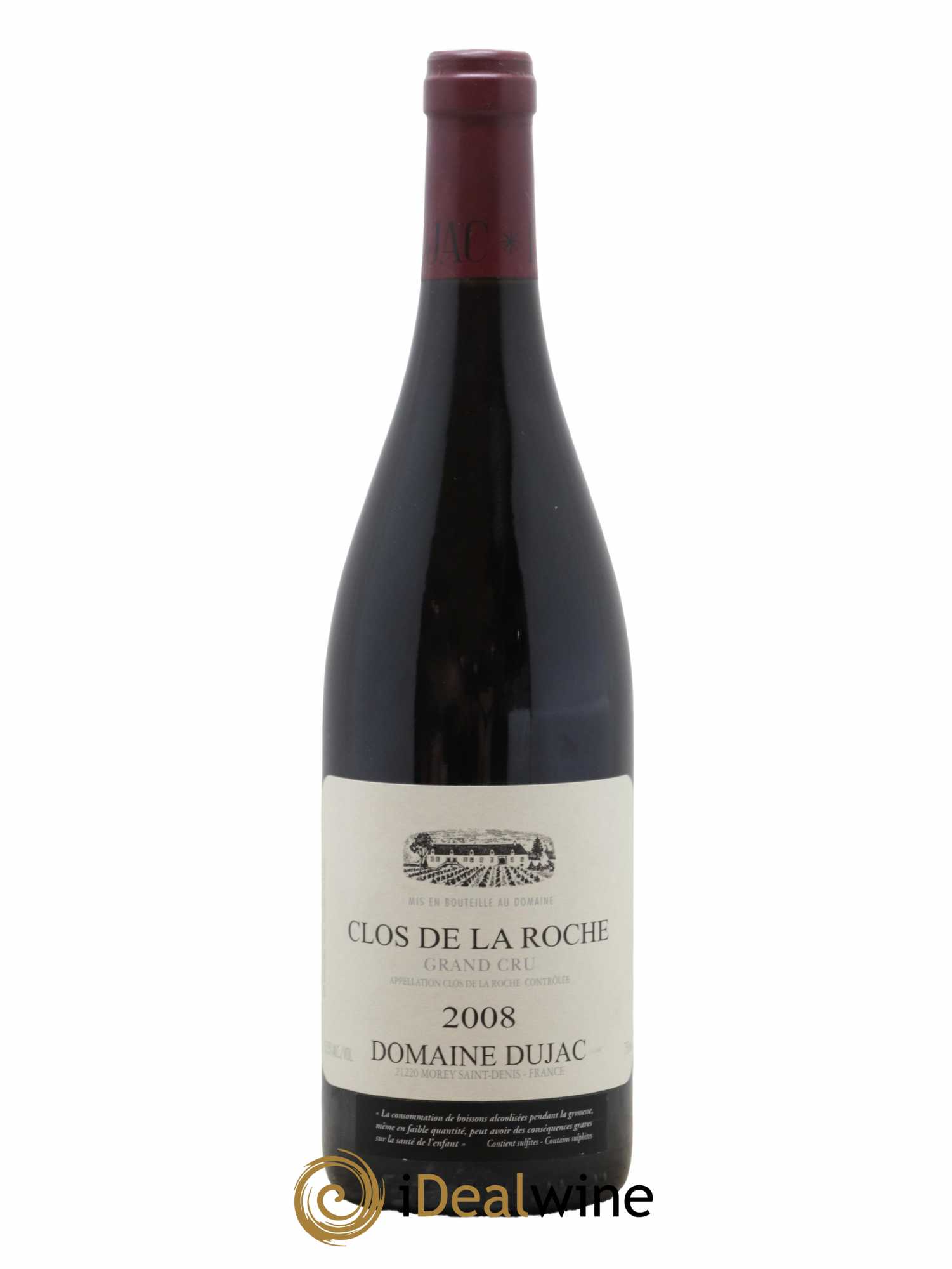 Clos de la Roche Grand Cru Dujac (Domaine) 2008 - Lot de 1 bouteille - 0
