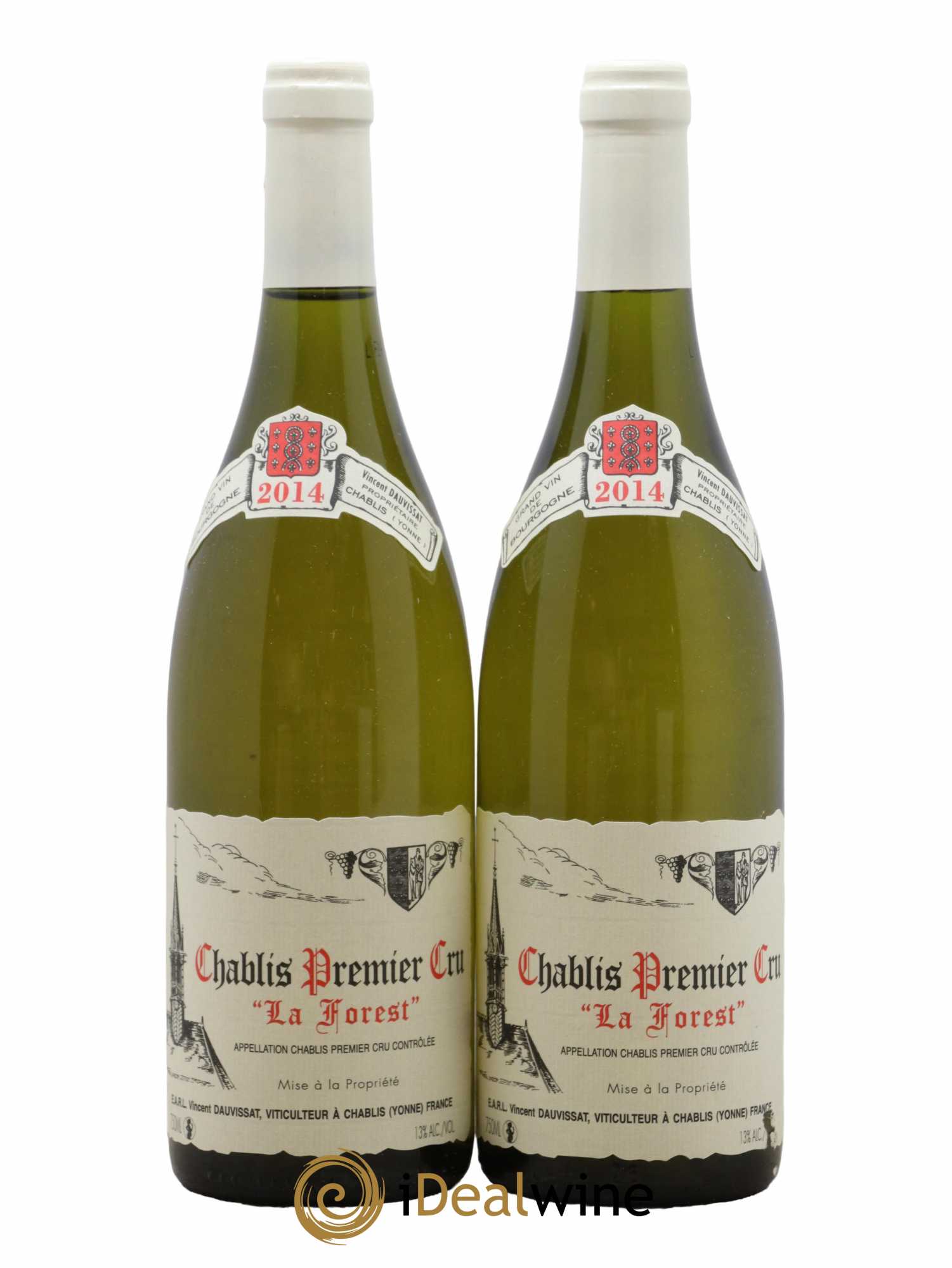Chablis 1er Cru La Forest Vincent Dauvissat (Domaine) 2014 - Lot de 2 bouteilles - 0