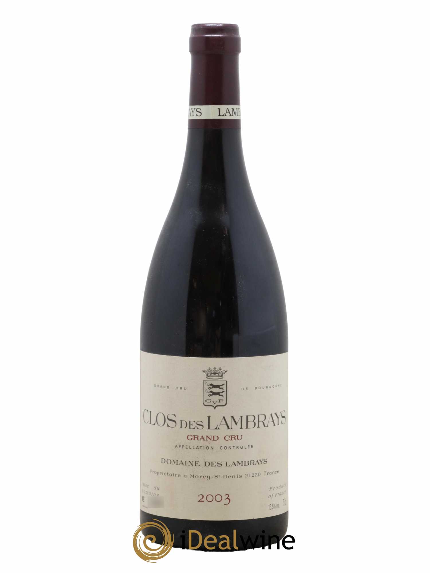 Clos des Lambrays Grand Cru Domaine des Lambrays 2003 - Lot de 1 bouteille - 0