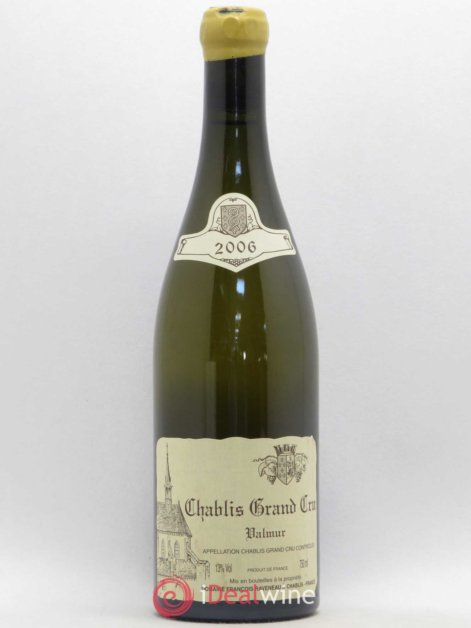 Chablis Grand Cru Valmur Raveneau (Domaine) 2006 - Lot de 1 bouteille - 0