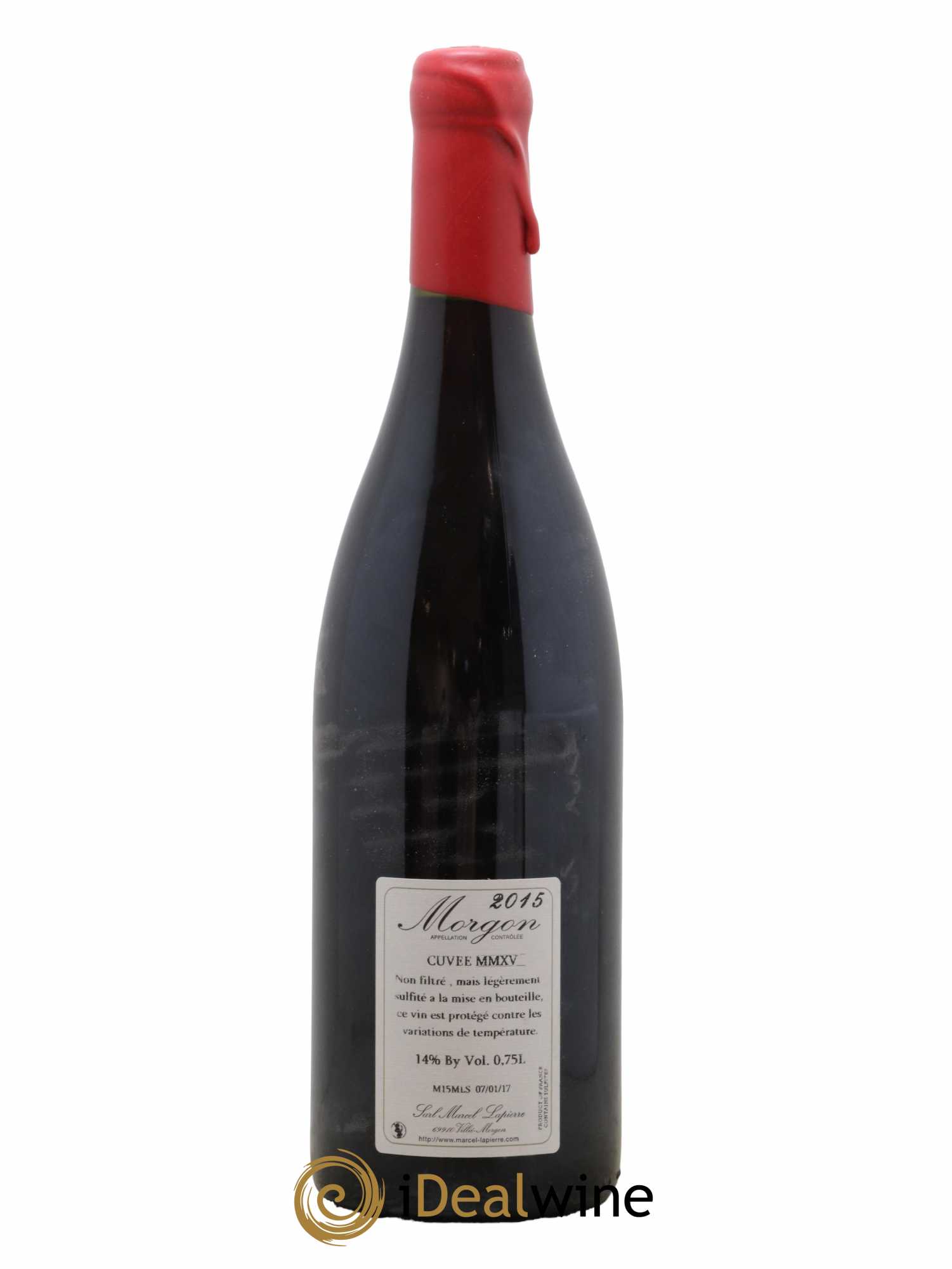 Morgon Cuvée Marcel Lapierre Marcel Lapierre (Domaine) 2015 - Lot de 1 bouteille - 1