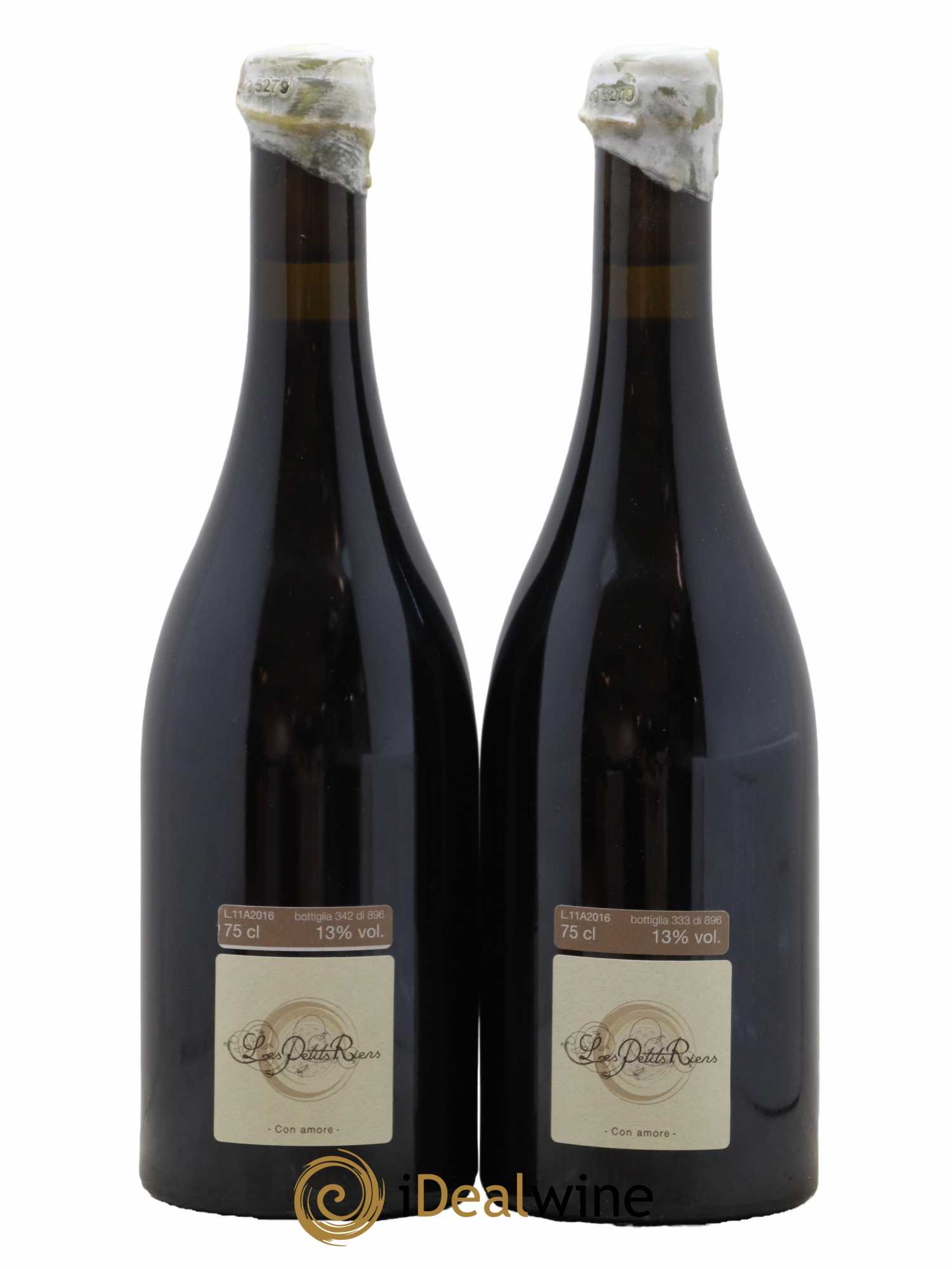 Italie Comptines d'Automne Les Petits Riens 2016 - Lot of 2 bottles - 1