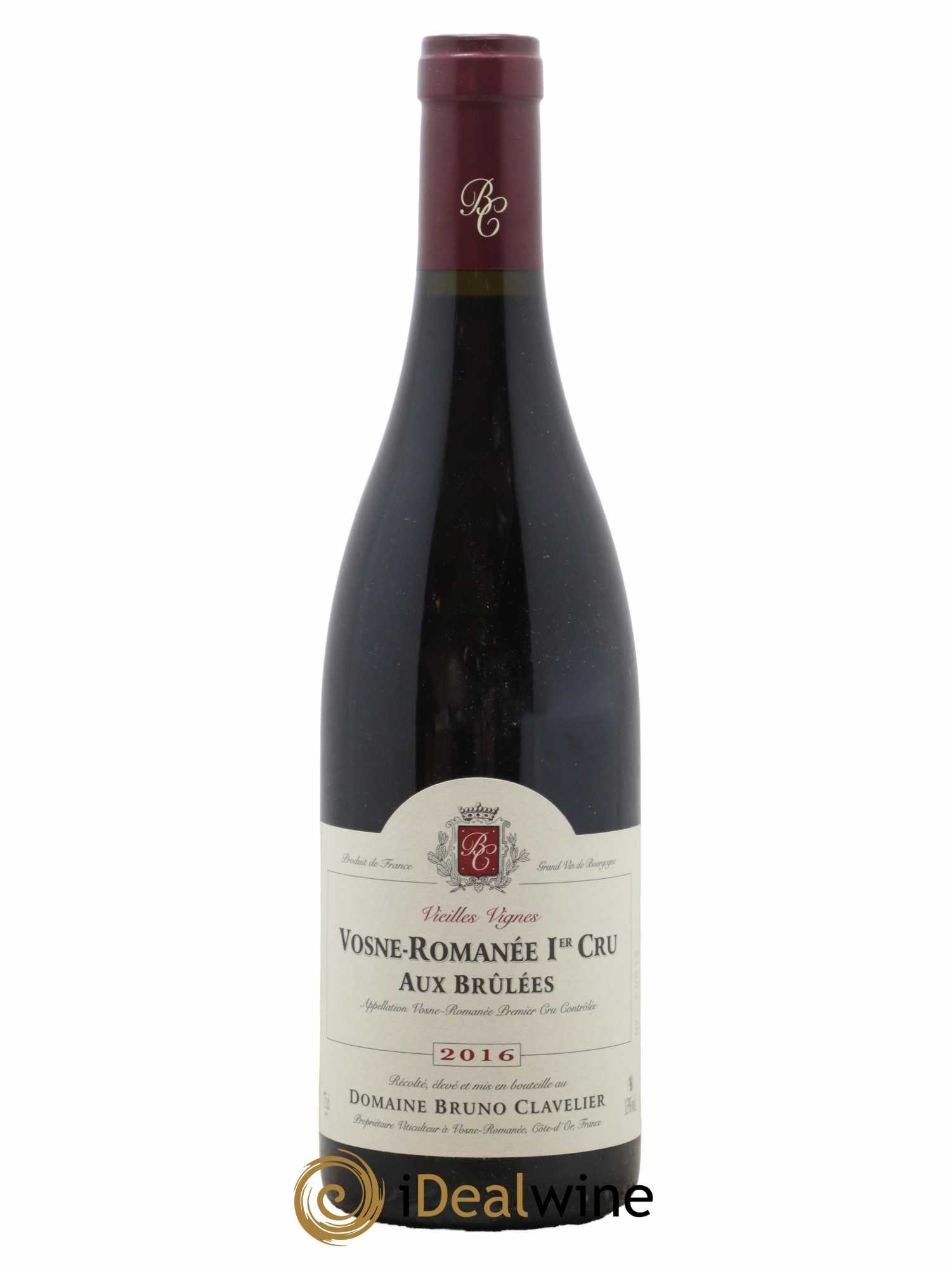 Vosne-Romanée 1er Cru Aux Brulées Vieilles Vignes Bruno Clavelier 2016 - Lot of 1 bottle - 0