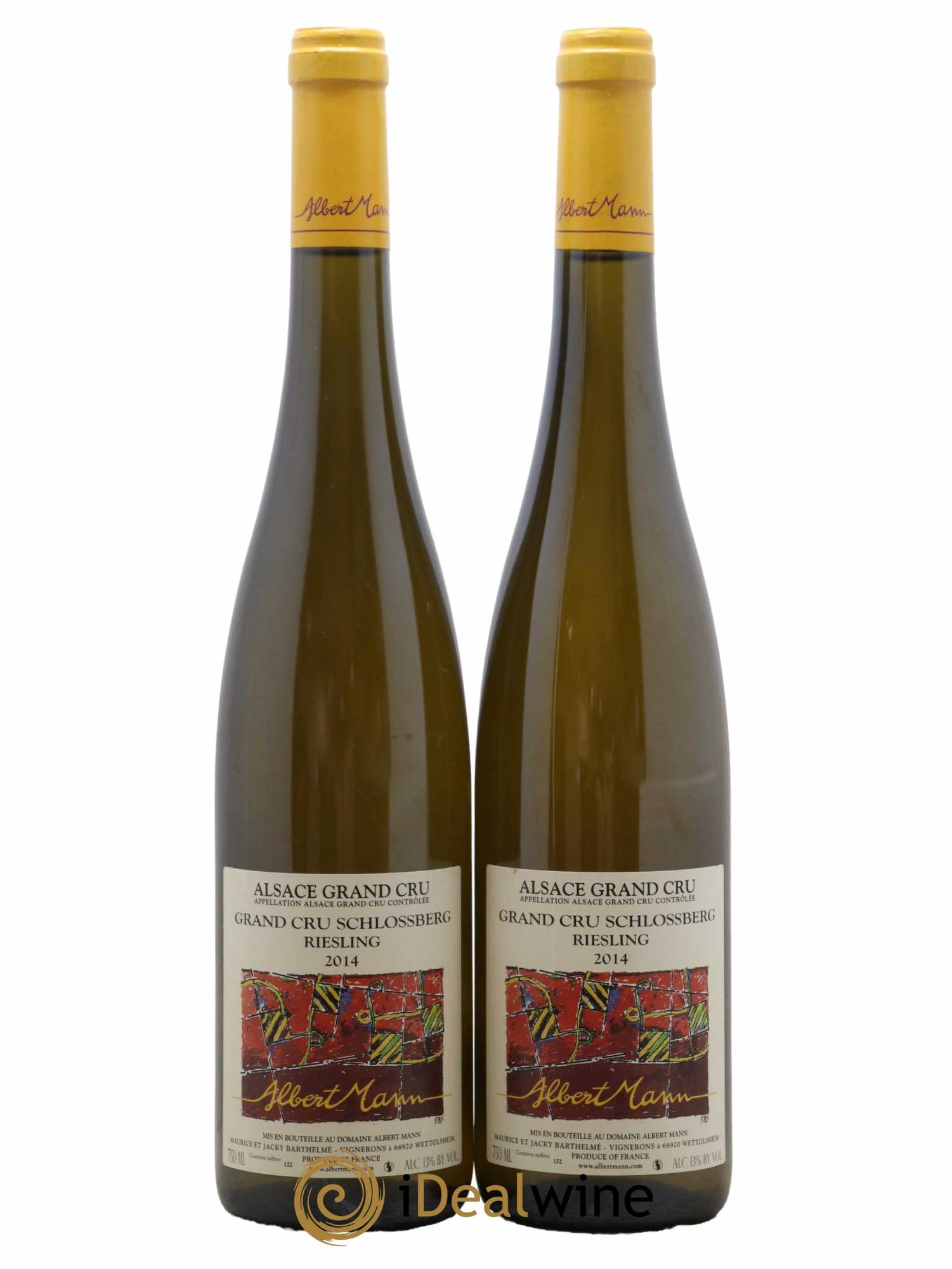 Alsace Riesling Grand Cru Schlossberg Albert Mann 2014 - Lot de 2 bouteilles - 0