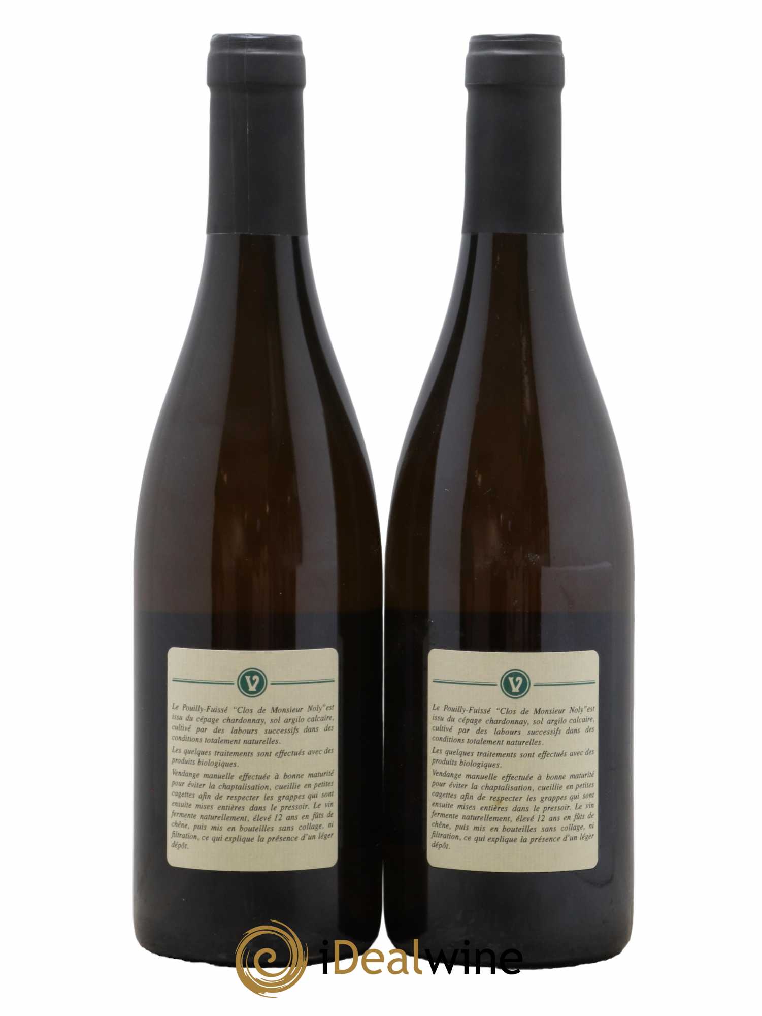 Pouilly-Fuissé Clos de Monsieur Noly Valette (Domaine) 2008 - Lot de 2 bouteilles - 1