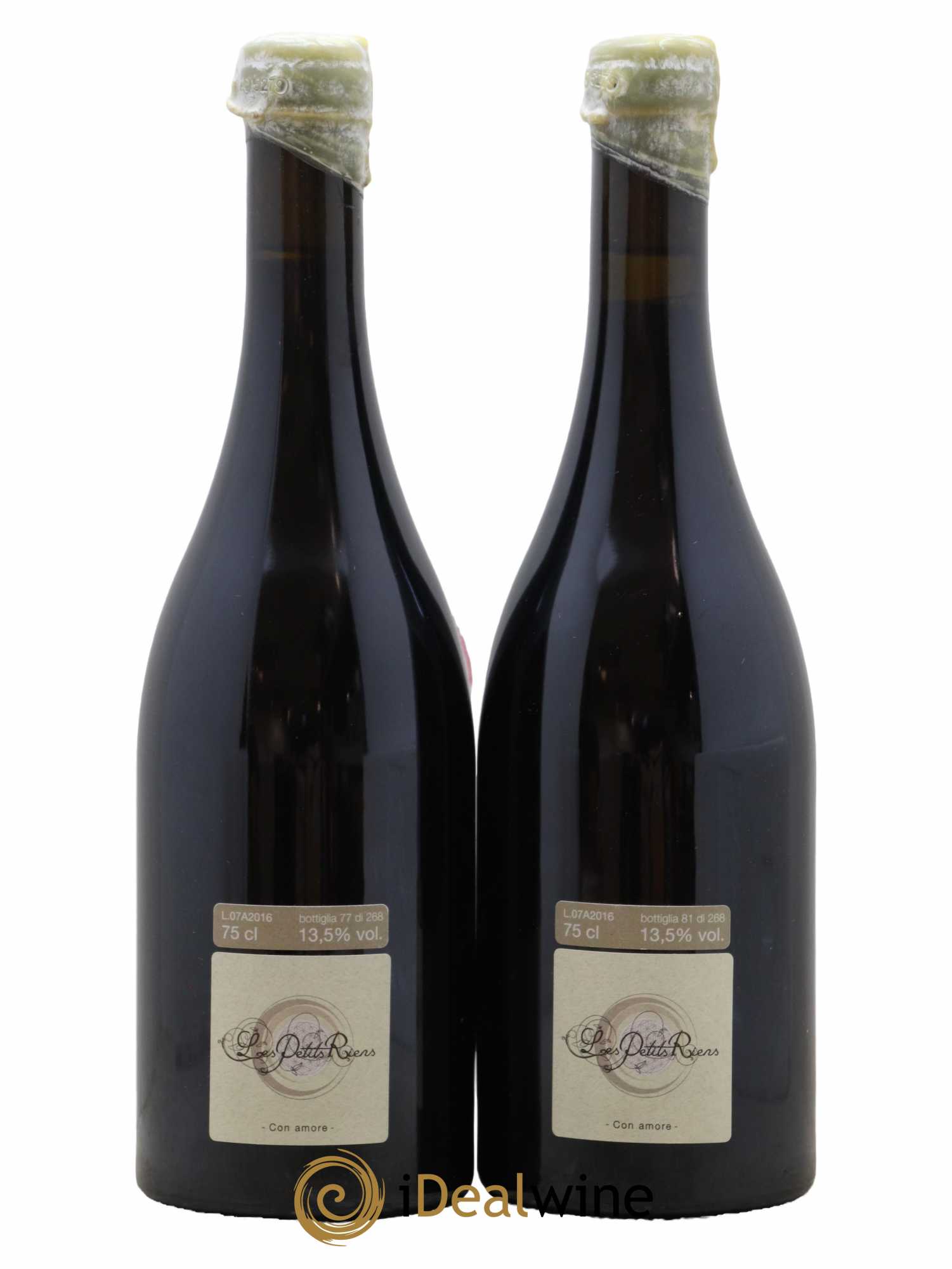 Vallée d'Aoste Au Coin du Feu Les Petits Riens 2016 - Lotto di 2 bottiglie - 1