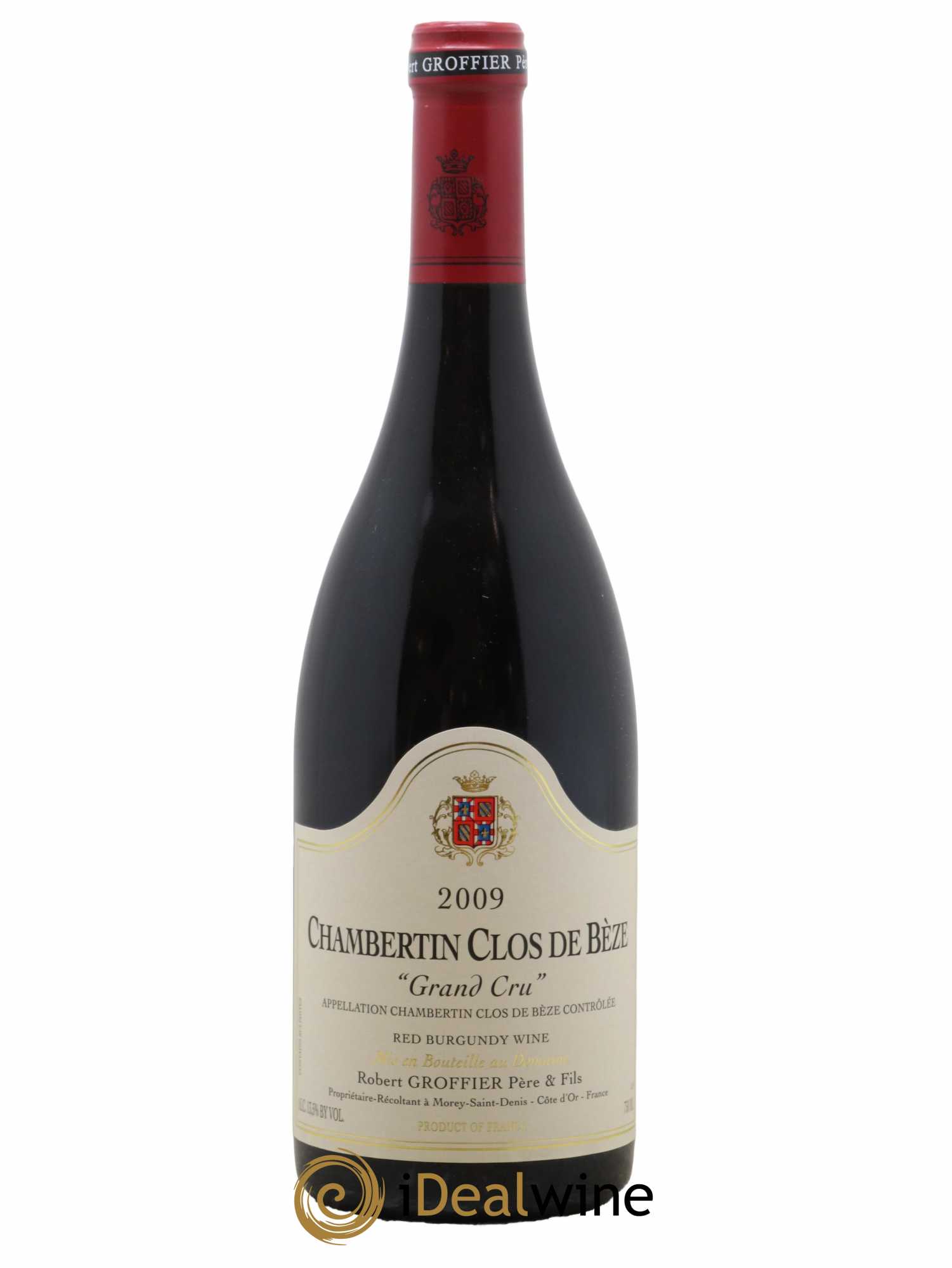Chambertin Clos de Bèze Grand Cru Robert Groffier Père & Fils (Domaine) 2009 - Lot de 1 bouteille - 0