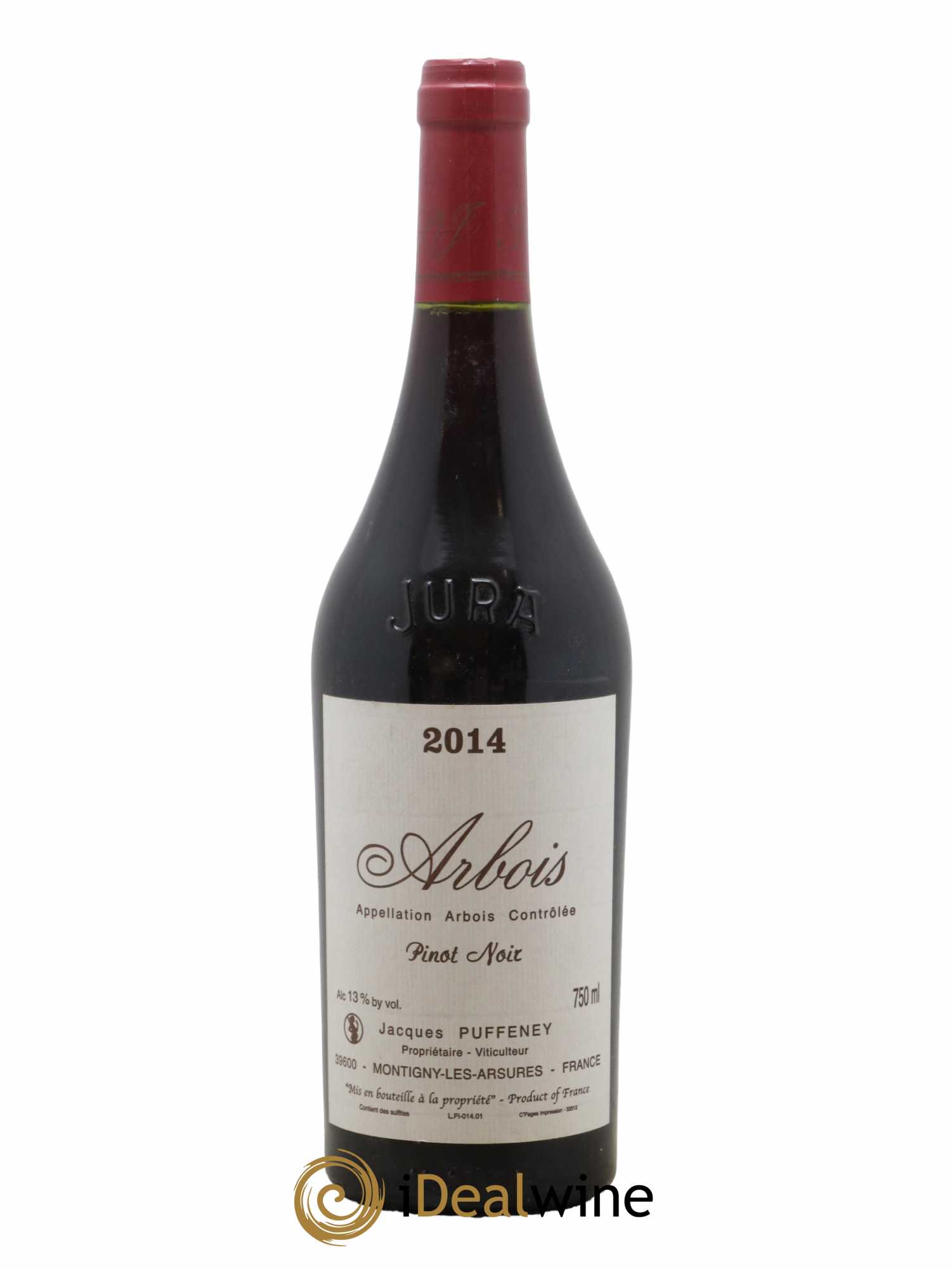 Arbois Pinot Noir Jacques Puffeney 2014 - Posten von 1 Flasche - 0