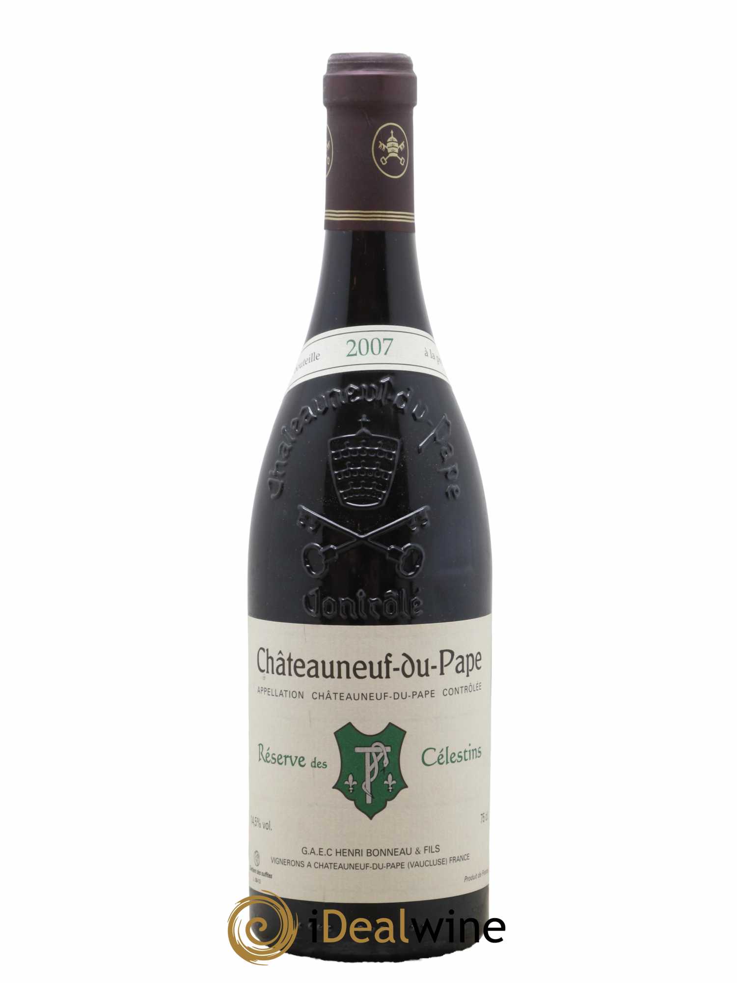 Châteauneuf-du-Pape Réserve des Célestins Henri Bonneau & Fils 2007 - Lot of 1 bottle - 0