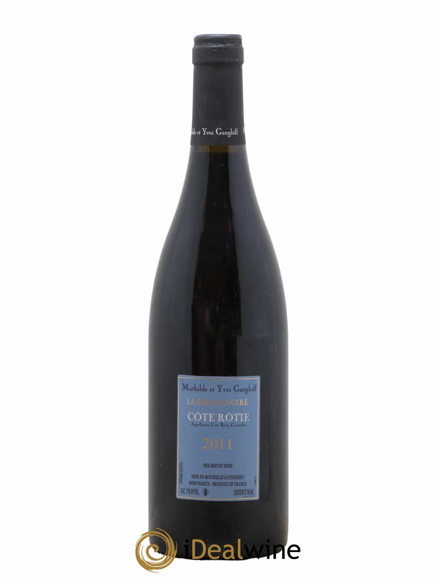 Côte-Rôtie La Sereine Noire Gangloff (Domaine) 2011 - Lot of 1 bottle - 1