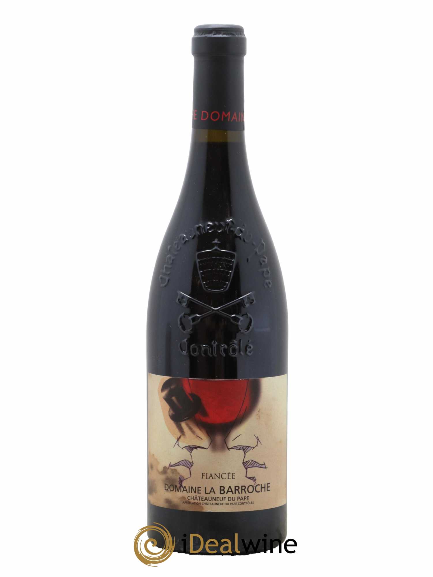 Châteauneuf-du-Pape La Barroche (Domaine de) Cuvée Fiancée Julien Barrot 2007 - Lot de 1 bouteille - 0