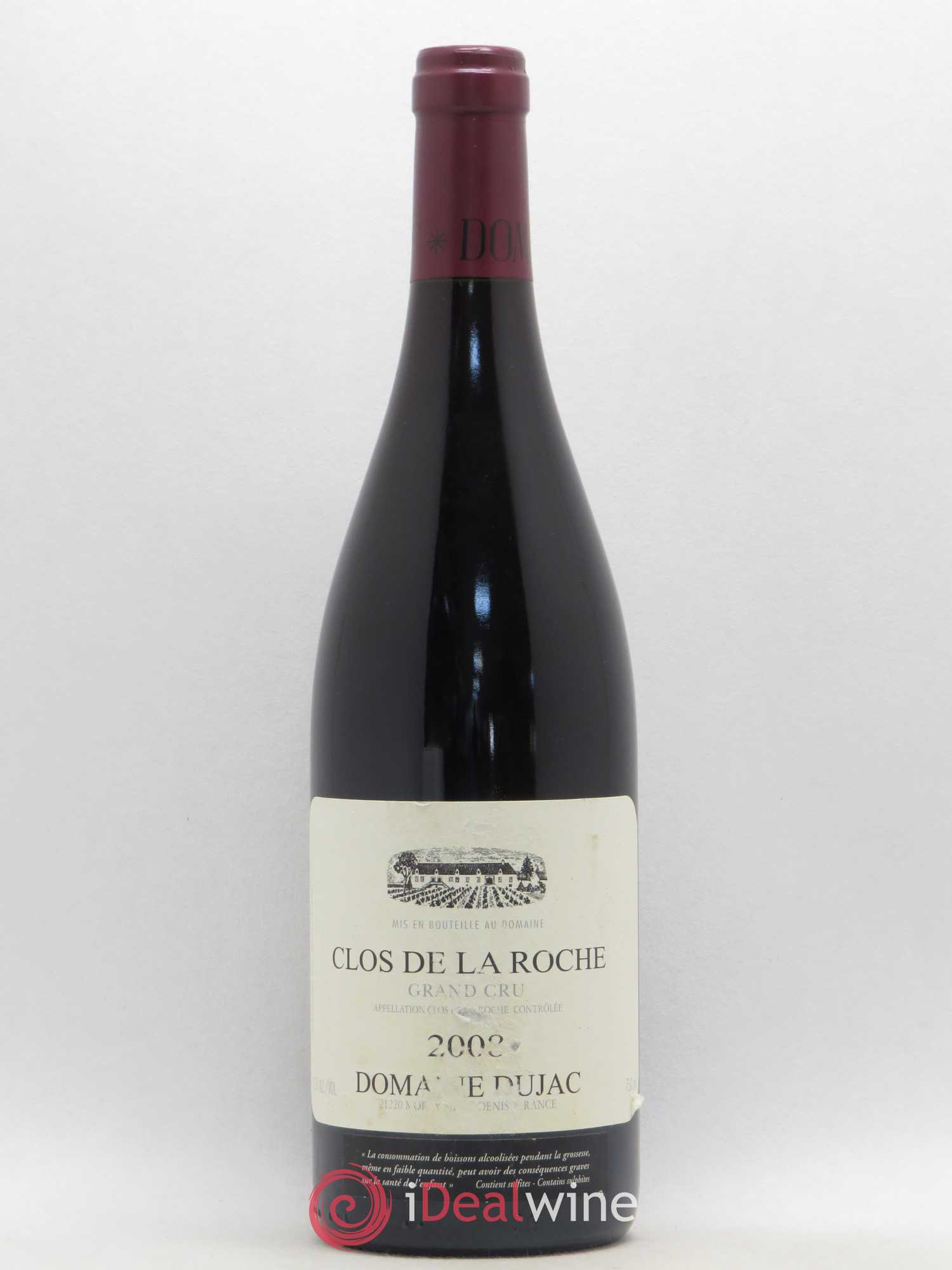 Clos de la Roche Grand Cru Dujac (Domaine) 2008 - Lot de 1 bouteille - 0