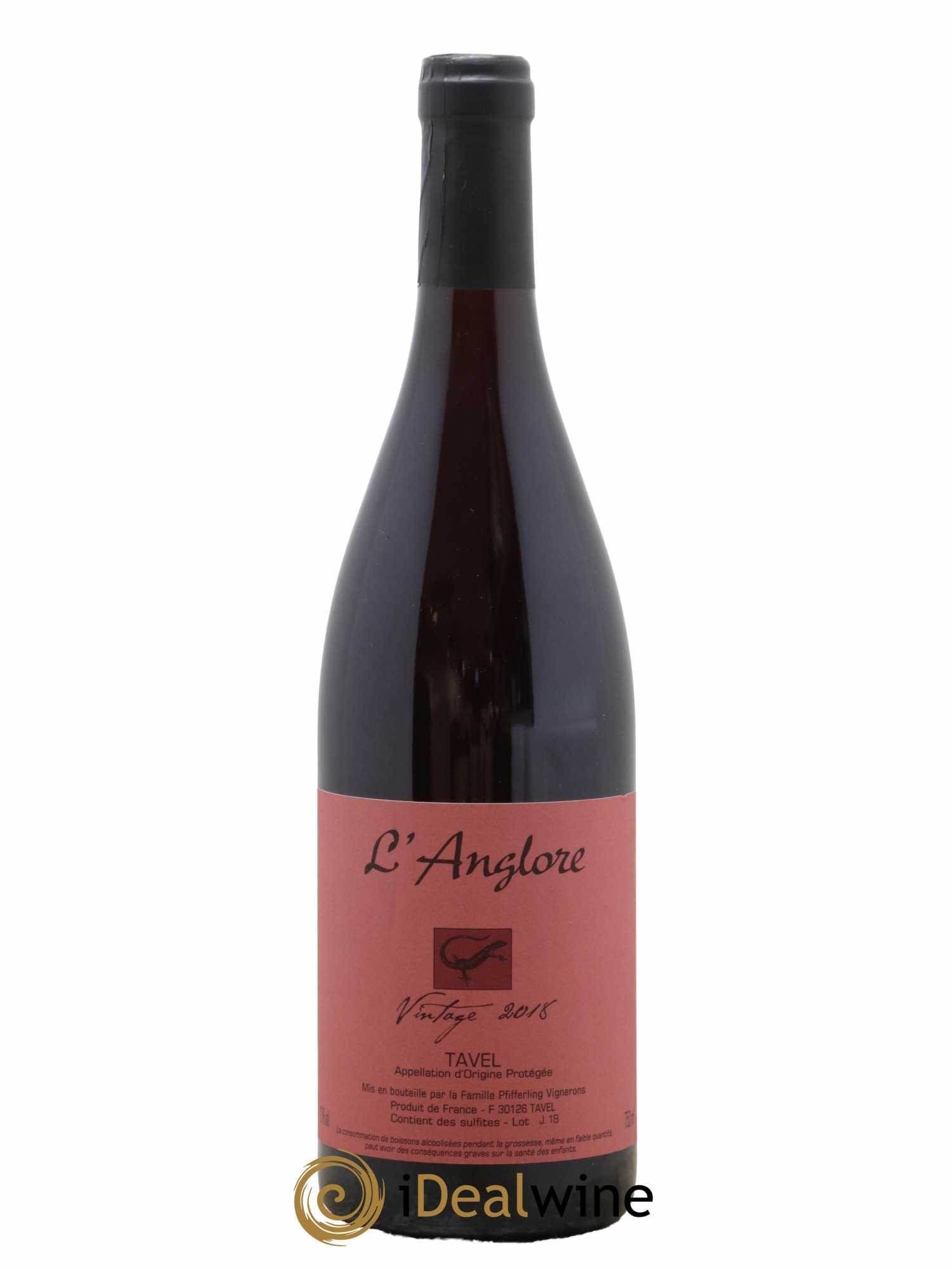 Tavel Vintage L'Anglore 2018 - Lot de 1 bouteille - 0