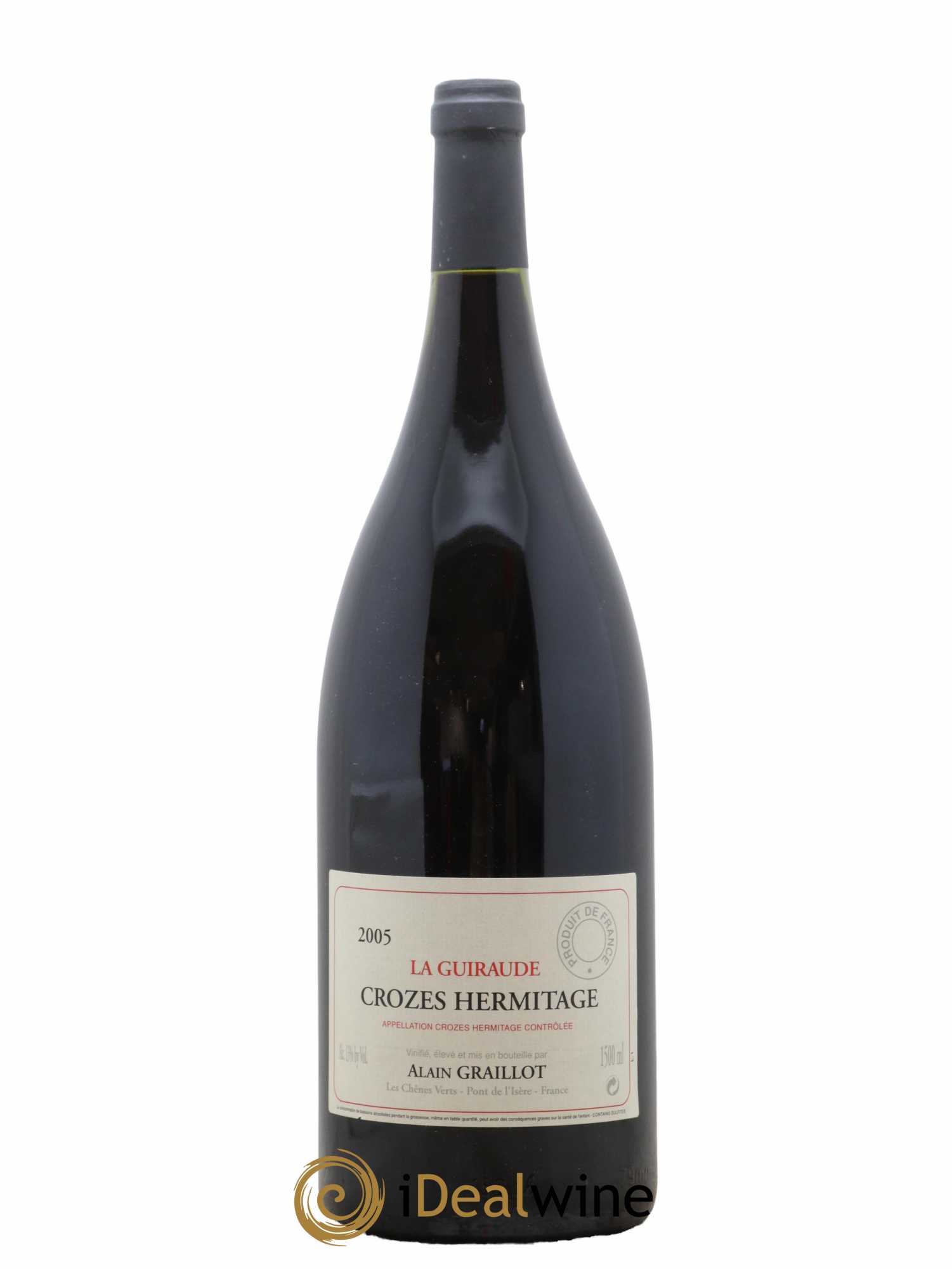 Crozes-Hermitage La Guiraude Domaine Graillot 2005 - Lot de 1 magnum - 0