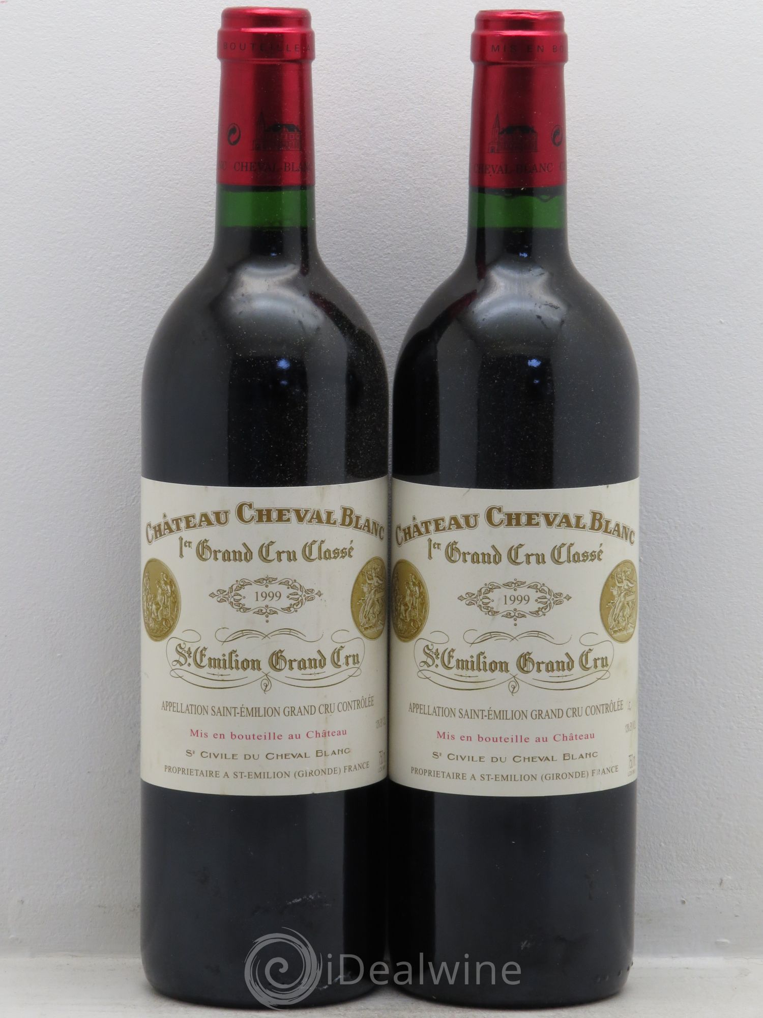 Château Cheval Blanc 1er Grand Cru Classé A 1999 - Lot de 2 bouteilles - 0