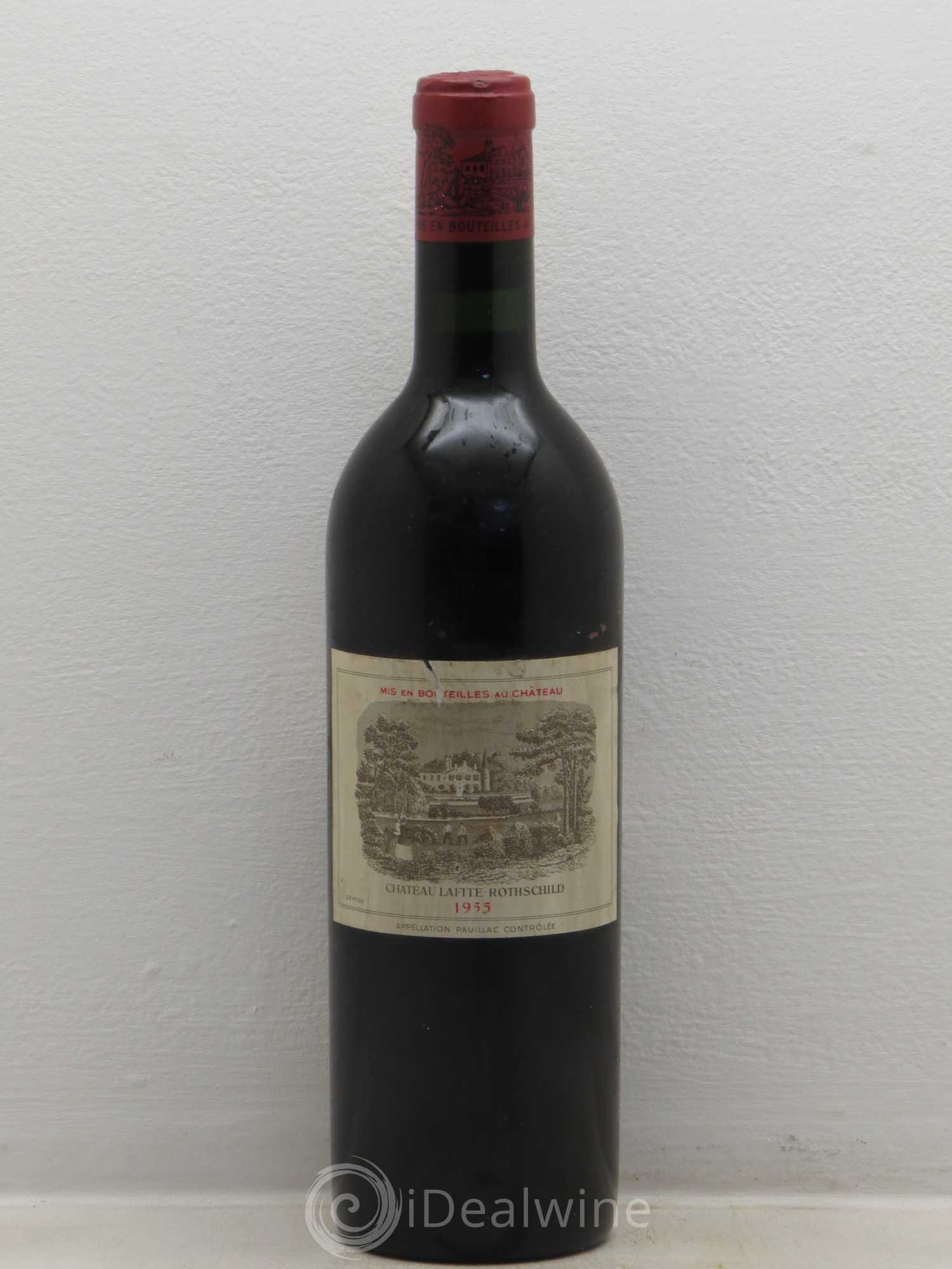 Château Lafite Rothschild 1er Grand Cru Classé 1955 - Lot de 1 bouteille - 0
