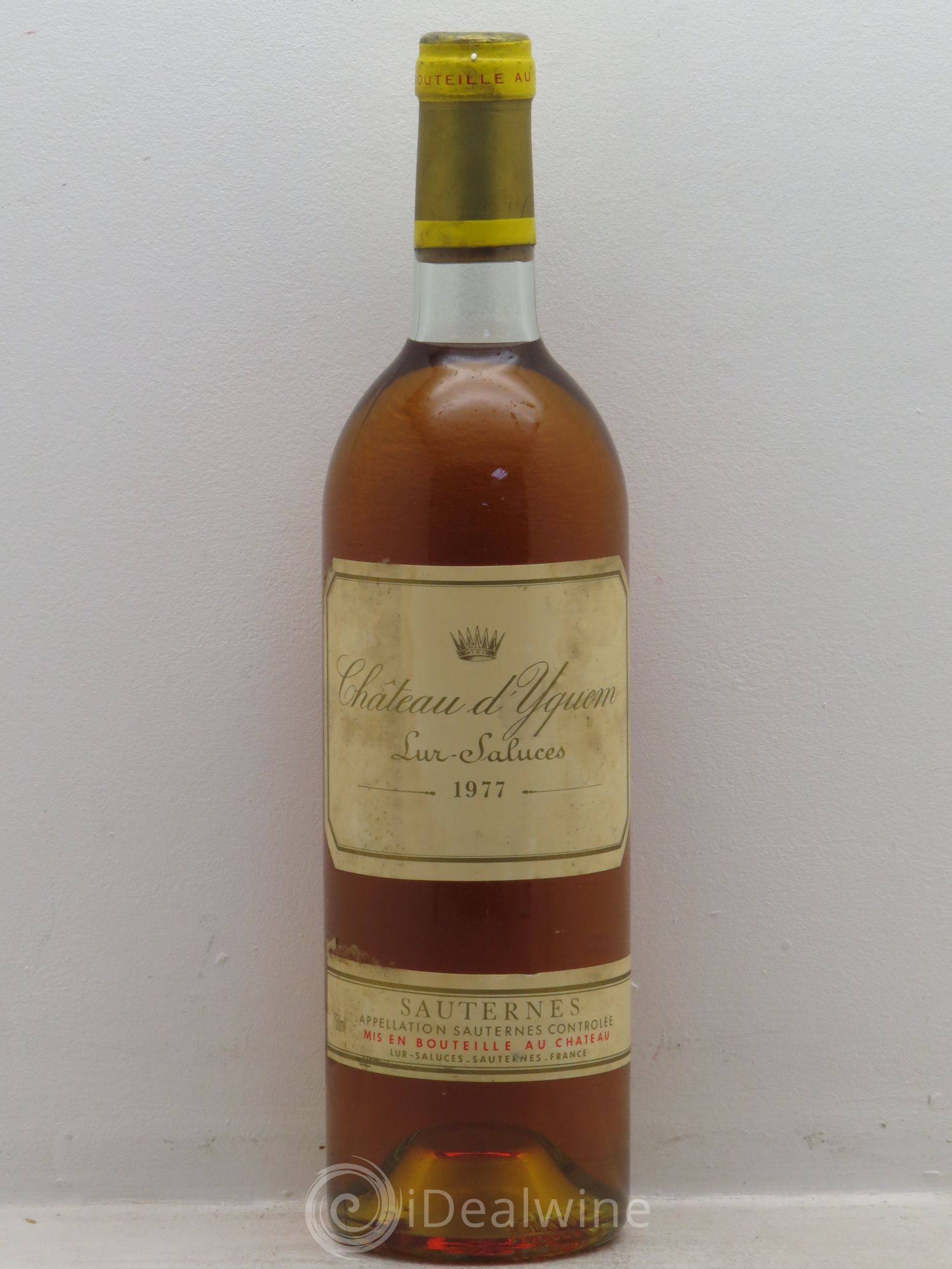 Château d' Yquem 1er Cru Classé Supérieur 1977 - Lotto di 1 bottiglia - 0