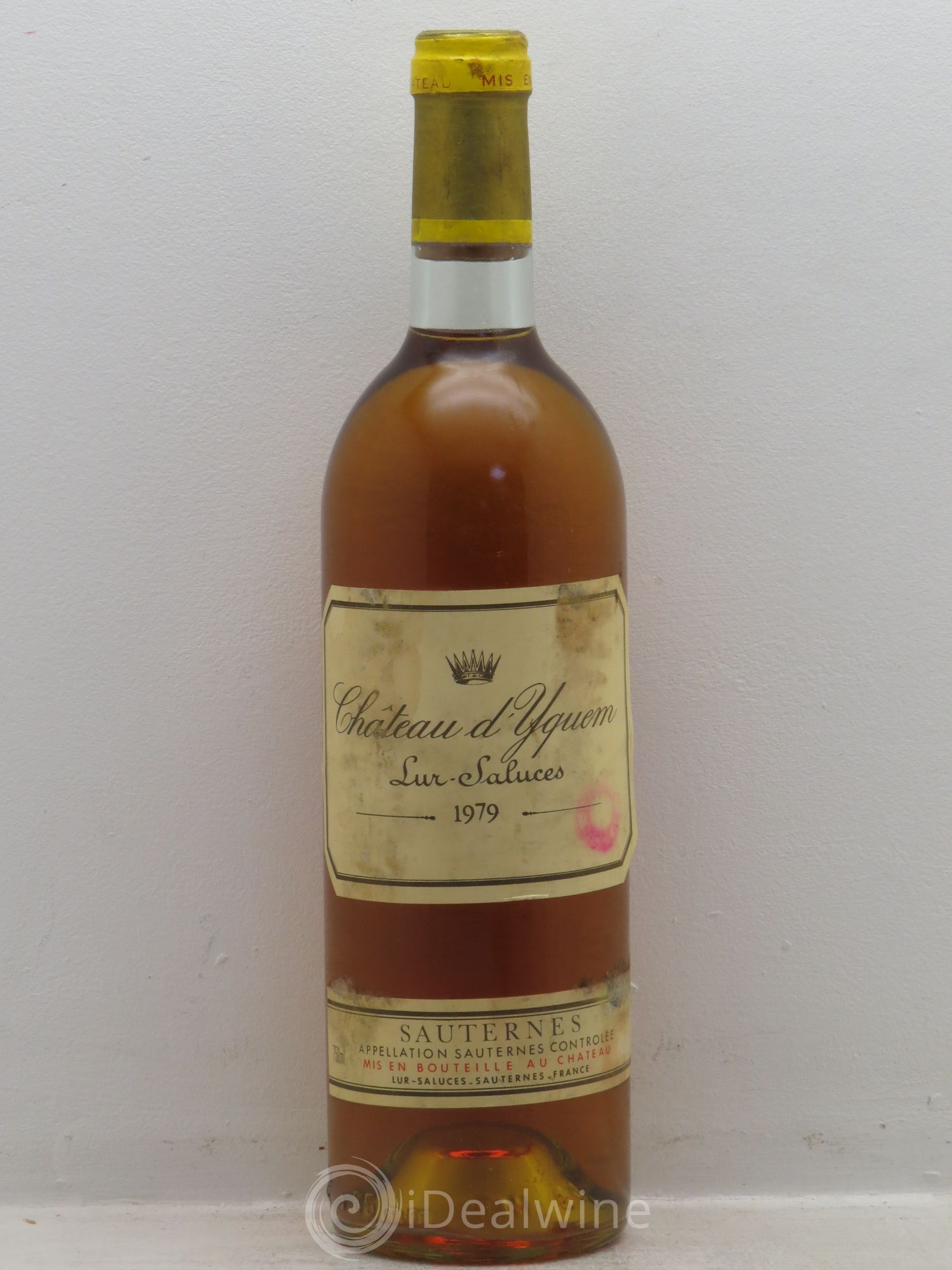 Château d' Yquem 1er Cru Classé Supérieur Tampon Nicolas 1979 - Lot de 1 bouteille - 0