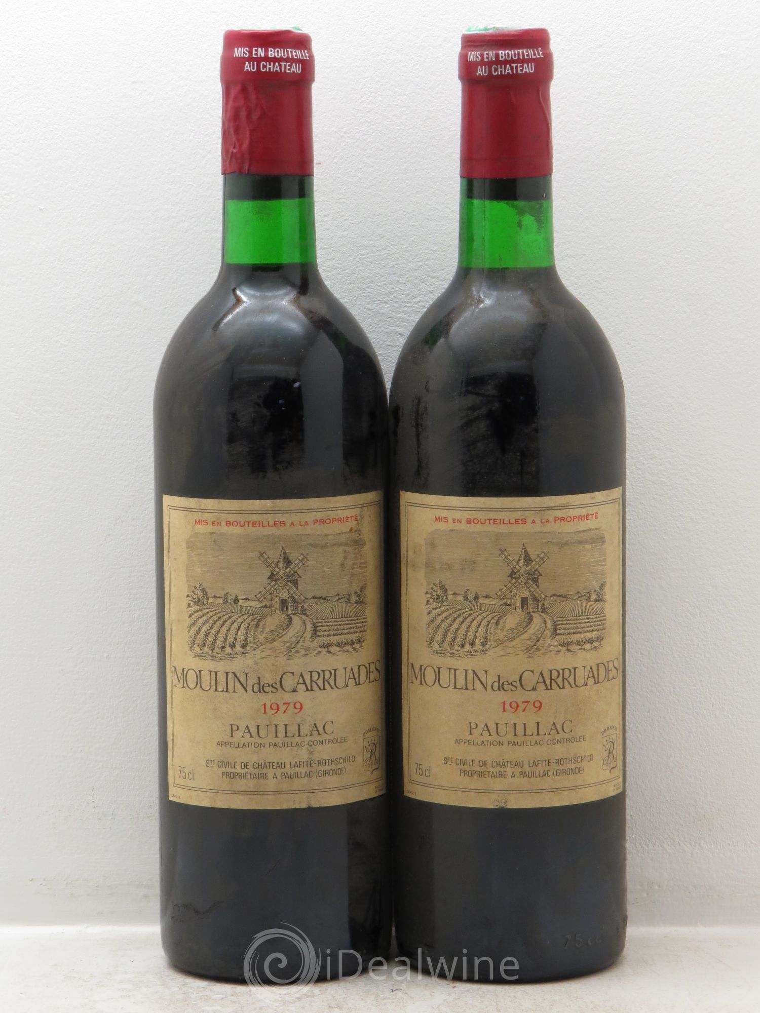 Moulin des Carruades Second Vin 1979 - Lot de 2 bouteilles - 0