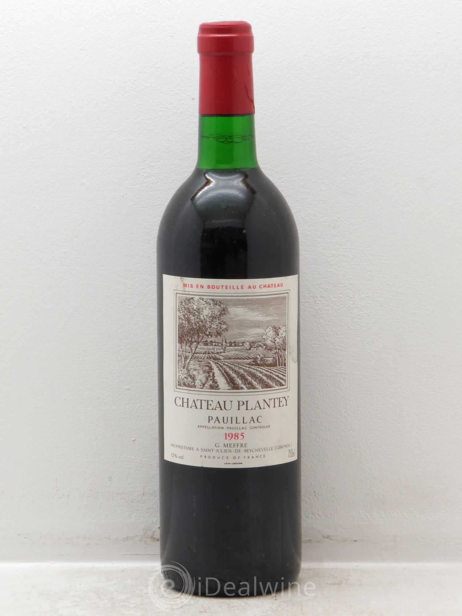 Château Plantey Cru Bourgeois 1985 - Lot de 1 bouteille - 0