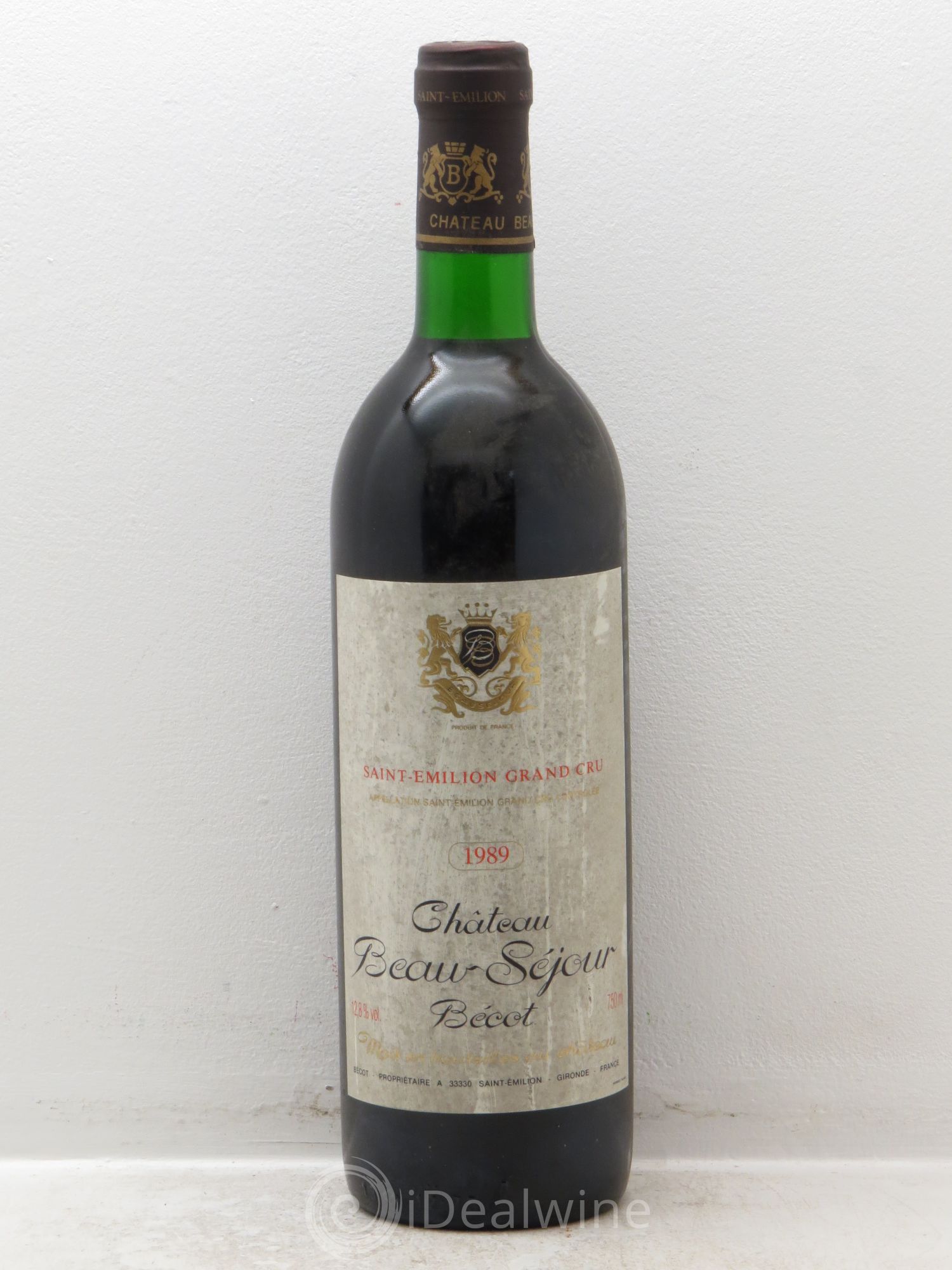 Château Beau-Séjour Bécot 1er Grand Cru Classé B 1989 - Posten von 1 Flasche - 0