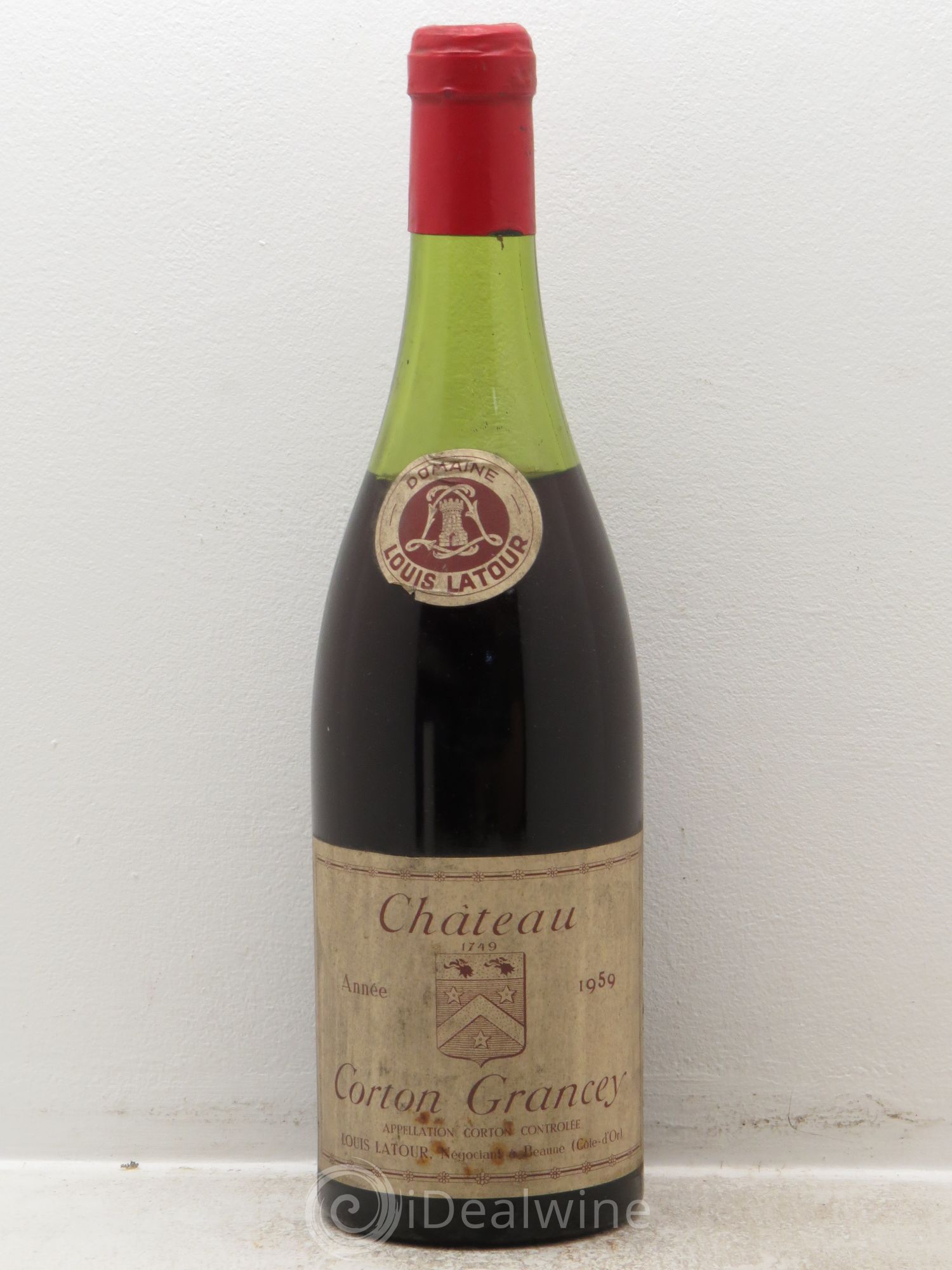 Corton Grand Cru Château Corton Grancey Louis Latour 1959 - Lot de 1 bouteille - 0