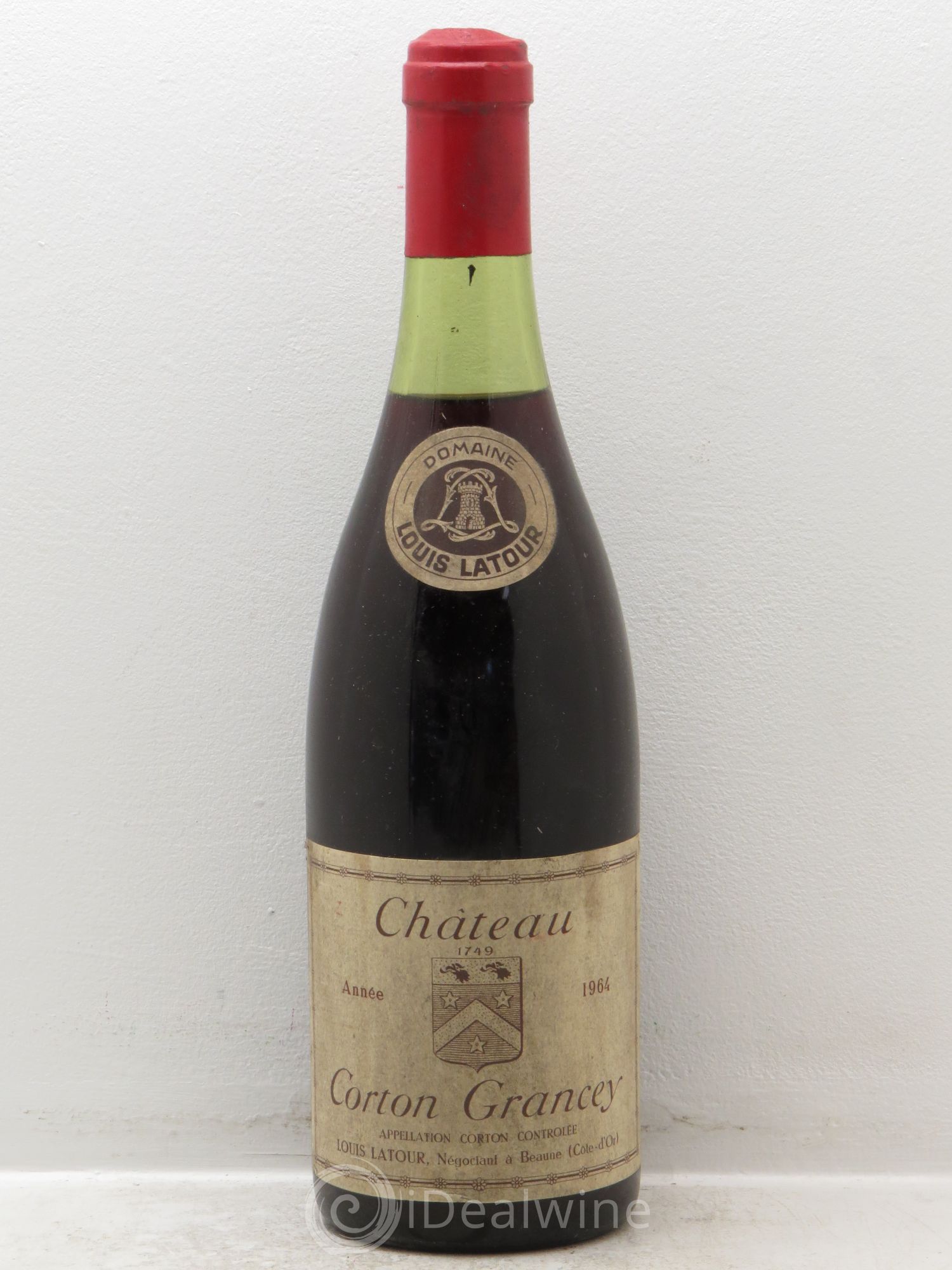 Corton Grand Cru Château Corton Grancey Louis Latour 1964 - Lot de 1 bouteille - 0