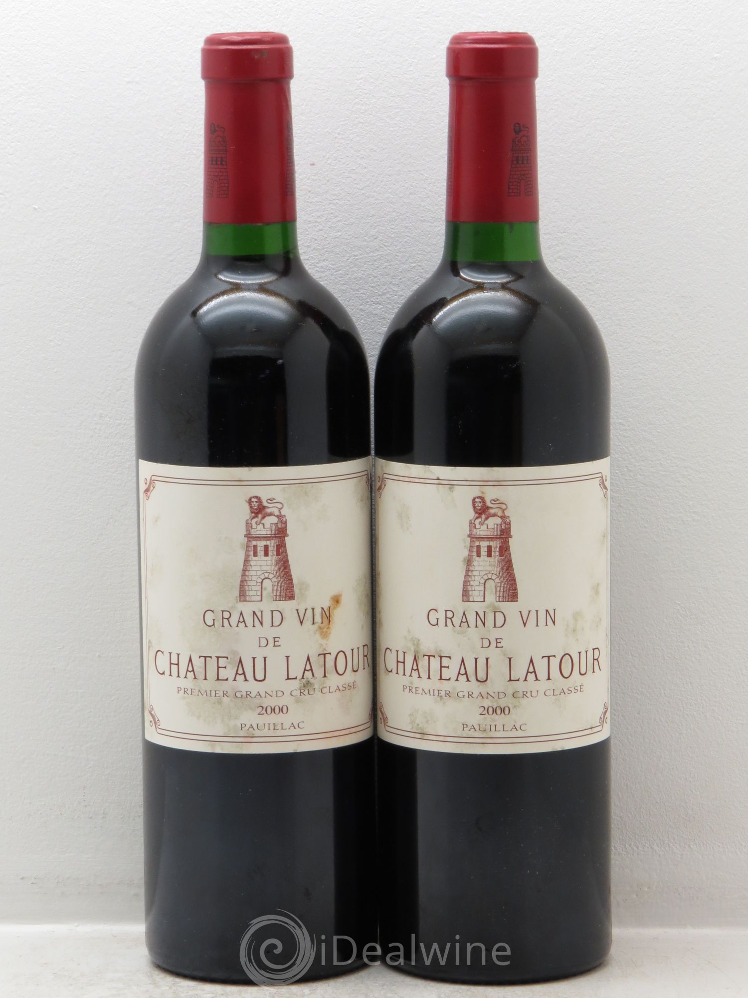Château Latour 1er Grand Cru Classé 2000 - Lot de 2 bouteilles - 0