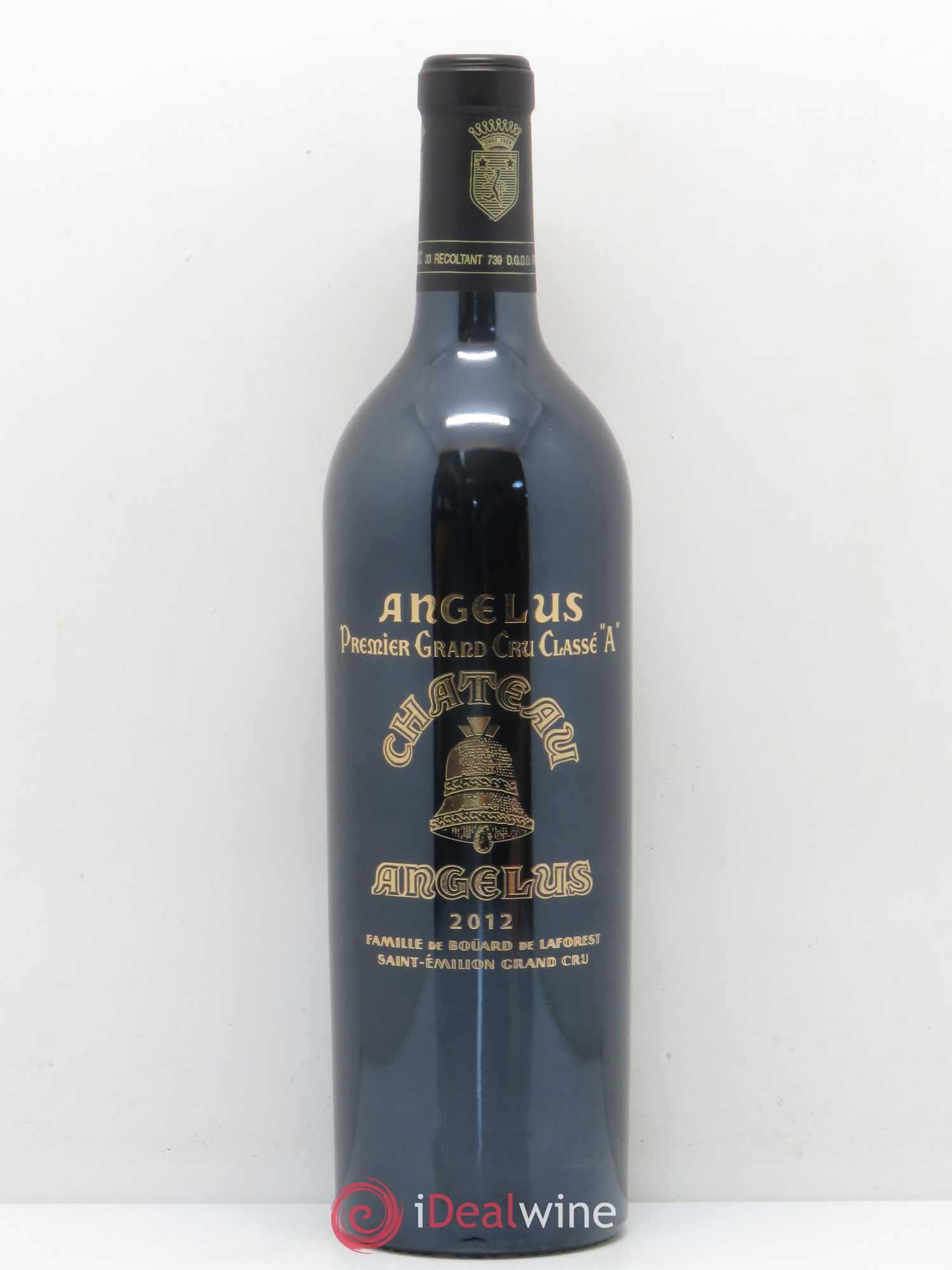 Château Angélus 1er Grand Cru Classé A 2012 - Lot de 1 bouteille - 0