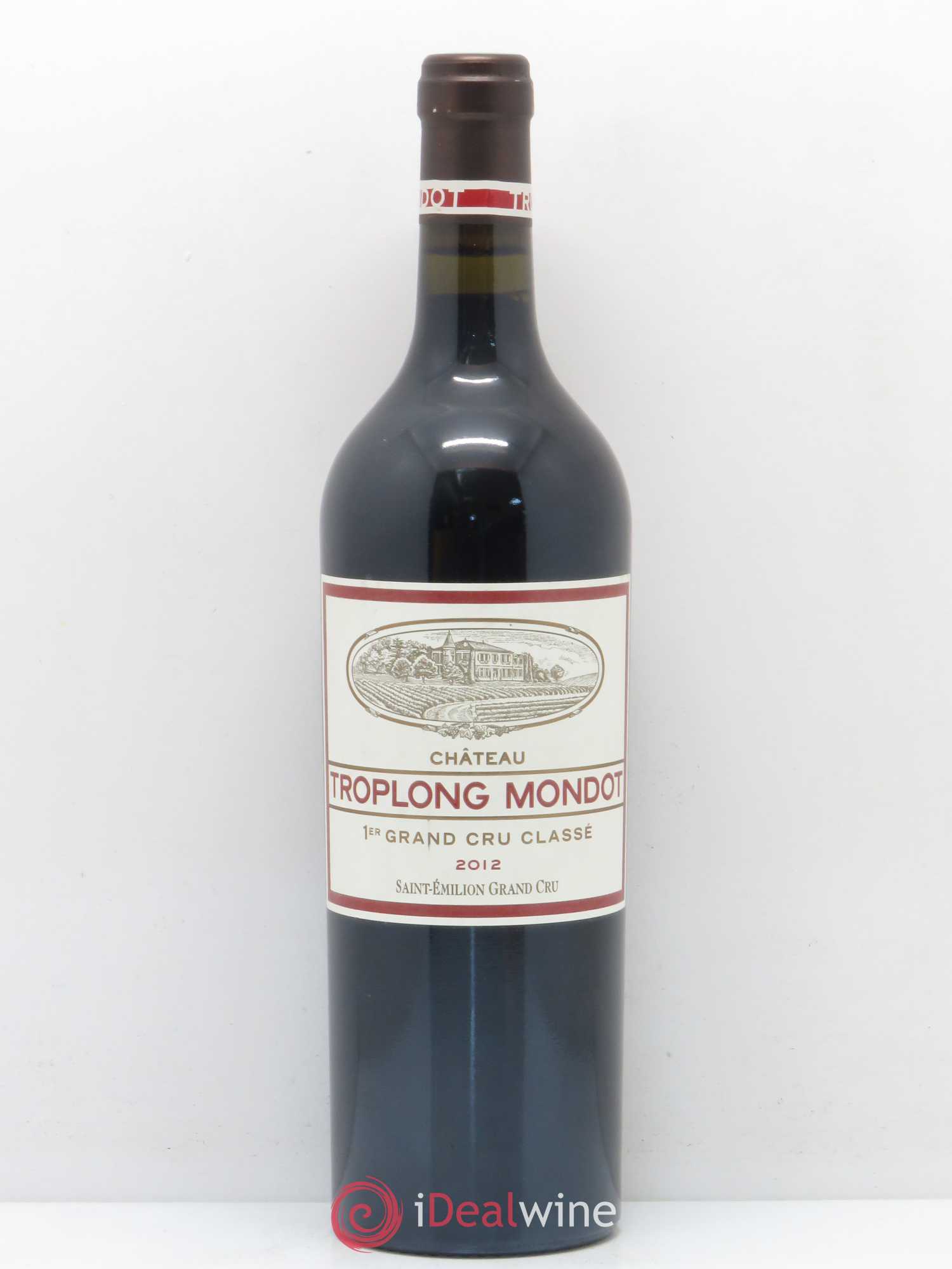 Château Troplong Mondot 1er Grand Cru Classé B 2012 - Lot de 1 bouteille - 0