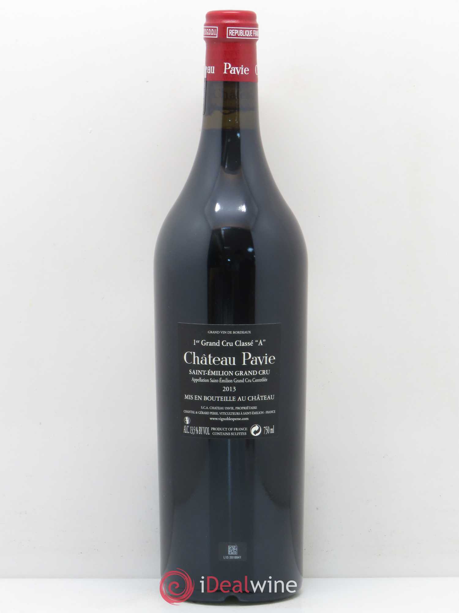 Château Pavie 1er Grand Cru Classé A 2013 - Lot de 1 bouteille - 1