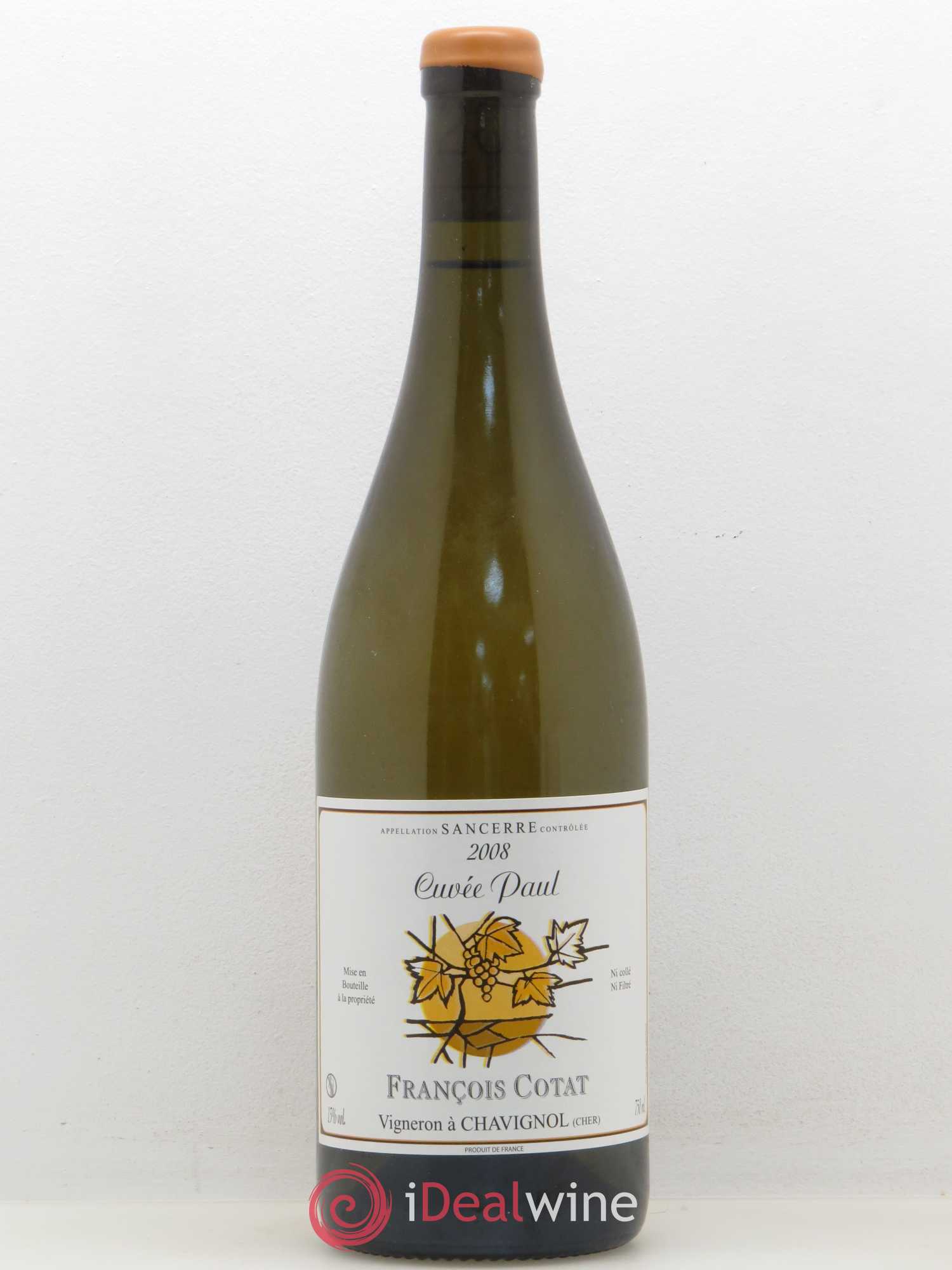 Sancerre François Cotat Cuvee Paul 2008 - Posten von 1 Flasche - 0