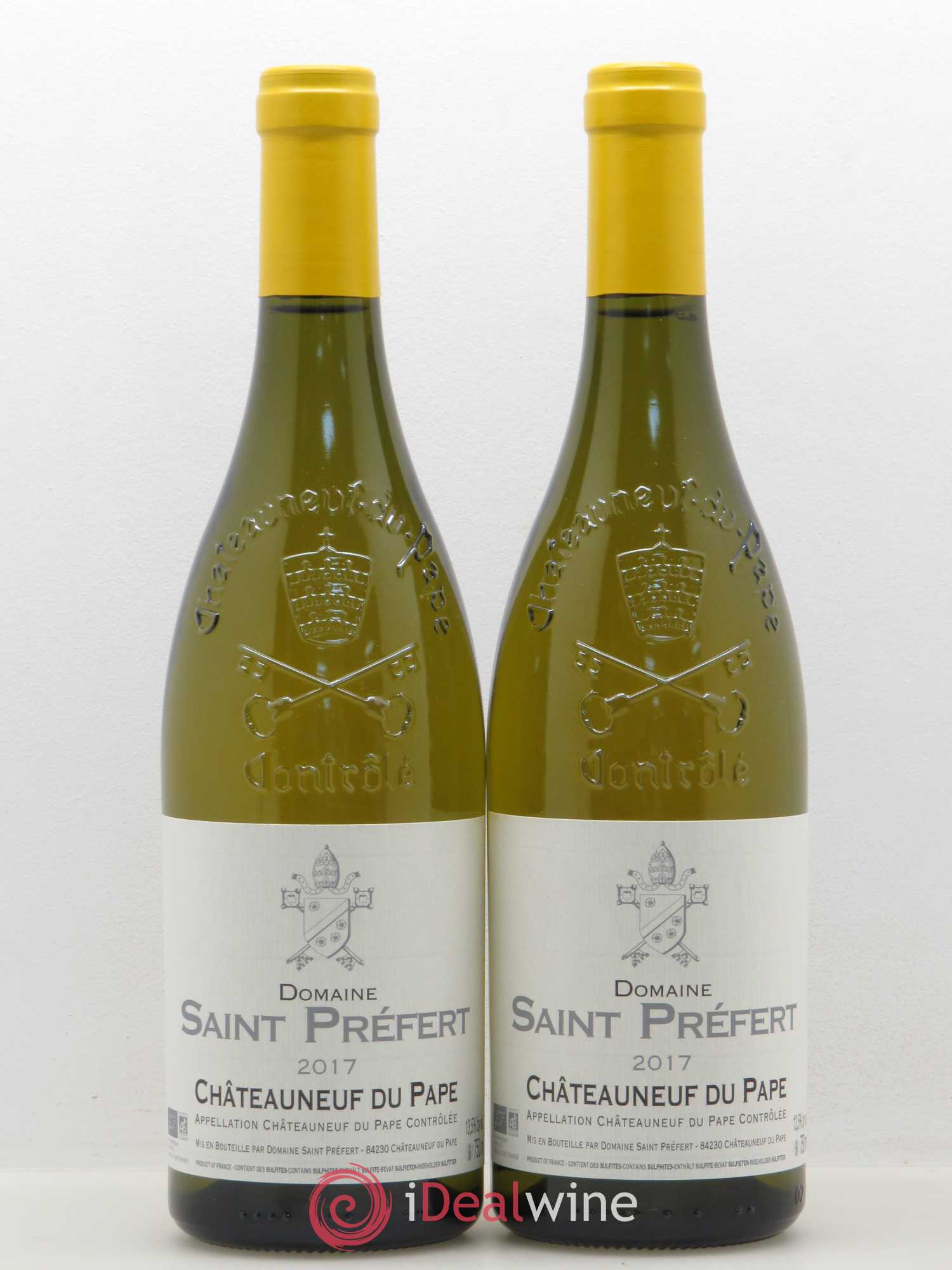 Châteauneuf-du-Pape Domaine de Saint Préfert 2017 - Lot de 2 bouteilles - 0